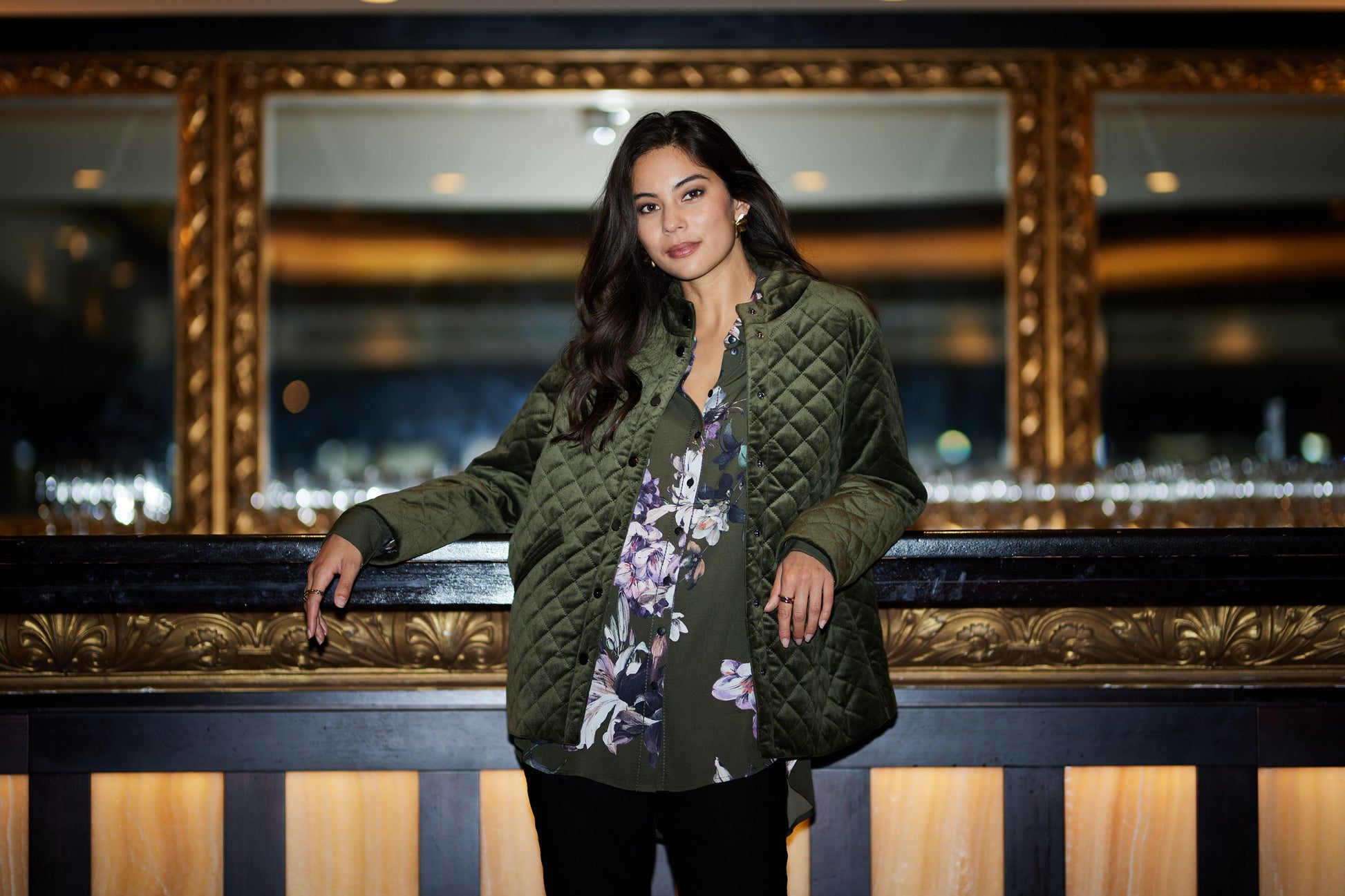 DESIGN NATION PRESENCE JACKET - KHAKI - THE VOGUE STORE