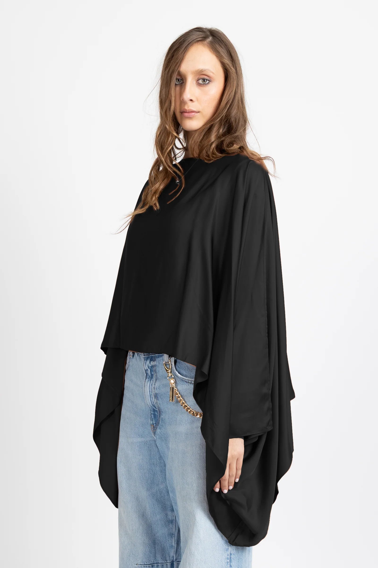 FEDERATION FLIGHT TOP - BLACK - THE VOGUE STORE