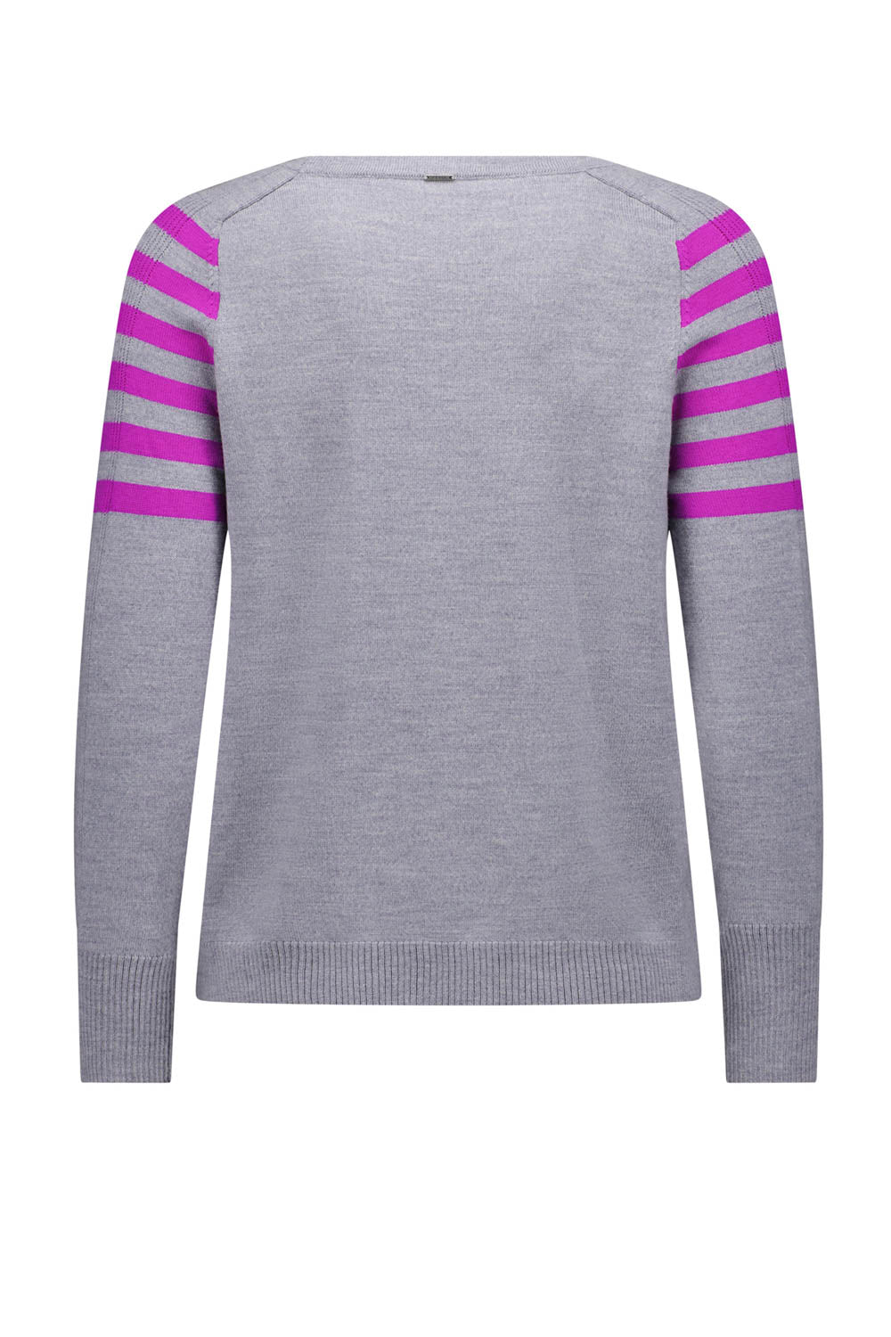 VERGE FLYNN SWEATER - SILVER MARLE - THE VOGUE STORE