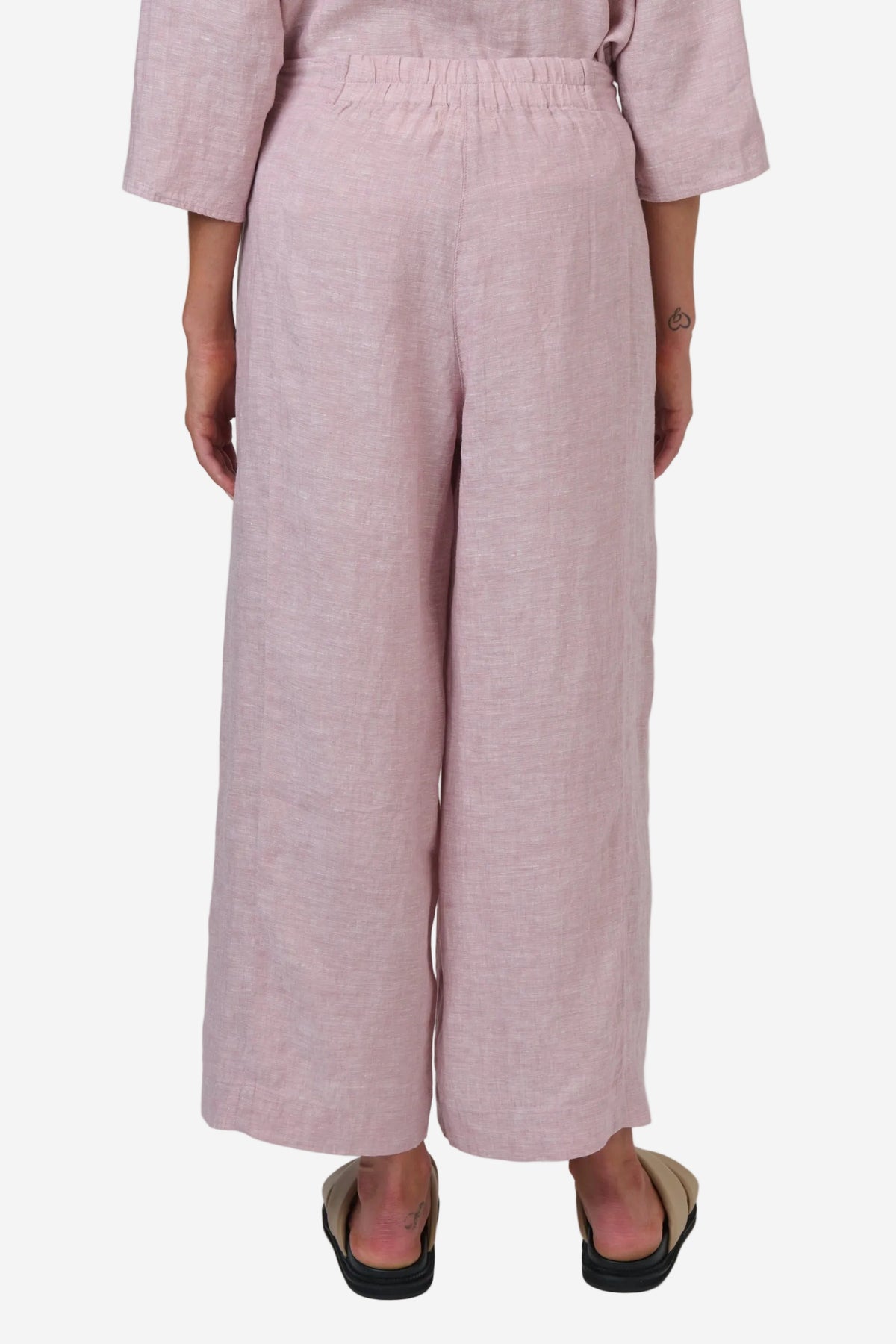NATURALS BY O&J WIDE LEG PANT - RADISH - THE VOGUE STORE