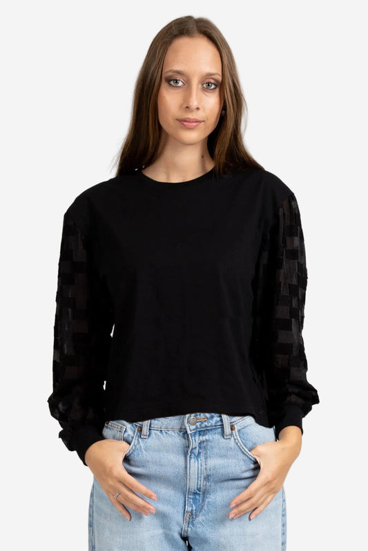 FEDERATION GOODBYE TOP - BLACK - THE VOGUE STORE
