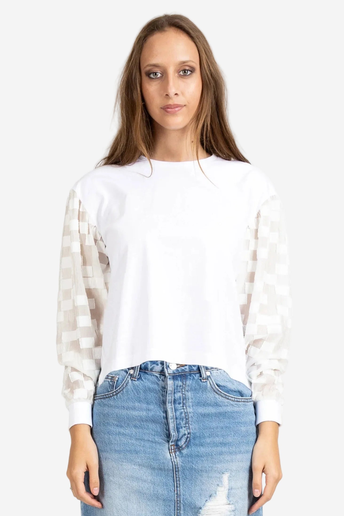 FEDERATION GOODBYE TOP - WHITE - THE VOGUE STORE