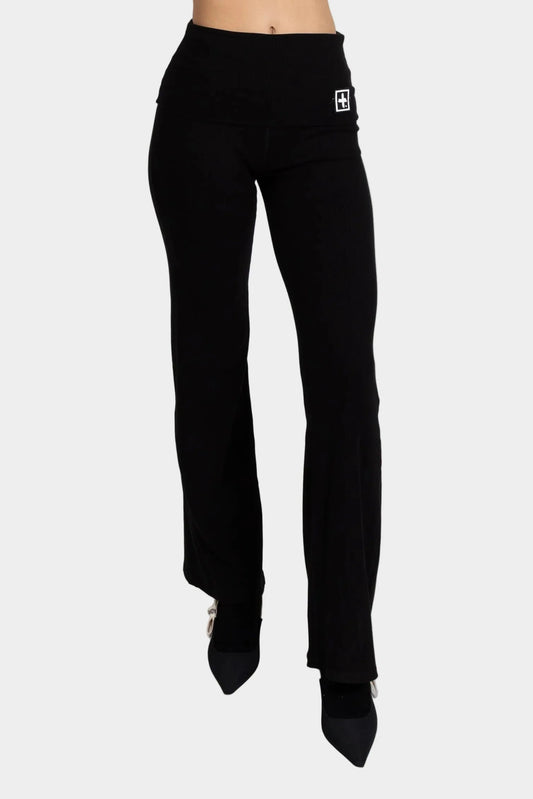 FEDERATION GLIDE FOLD PANT - BLACK - THE VOGUE STORE