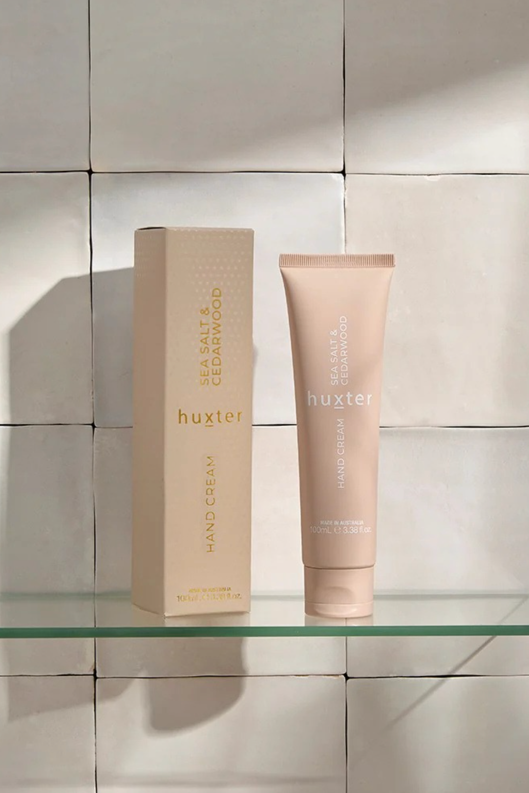 HUXTER HAND CREAM 100ML - SEA SALT & CEDARWOOD - THE VOGUE STORE