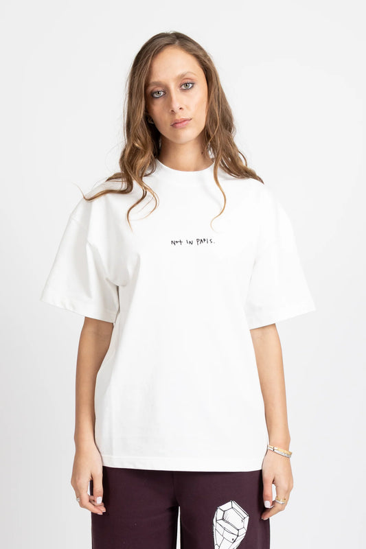 FEDERATION HEAVY TEE NOT PARIS - WHITE - THE VOGUE STORE