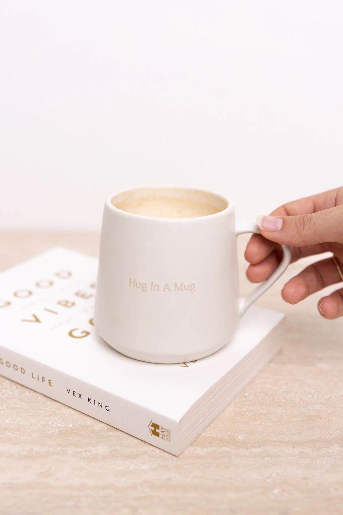 WILLOW & MAE HUG IN A MUG NATURAL MUG - THE VOGUE STORE