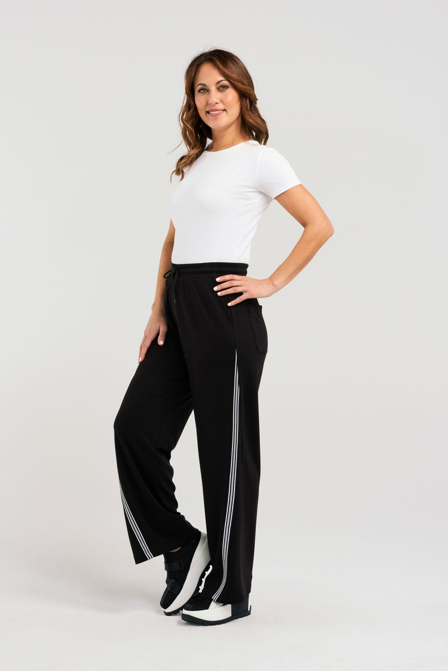 ZAFINA ADELAIDE PANT - BLACK - THE VOGUE STORE