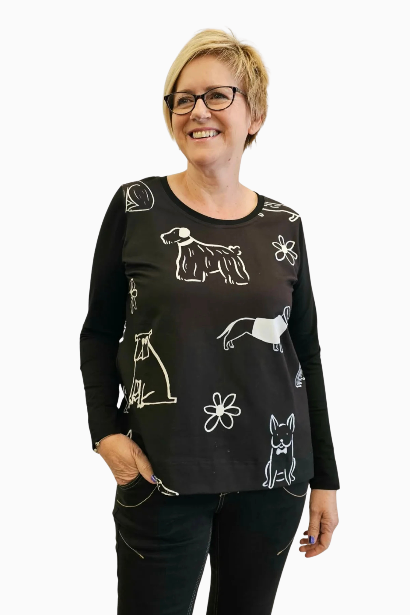 JELLICOE BASIC TEE - PAWTRAIT - THE VOGUE STORE