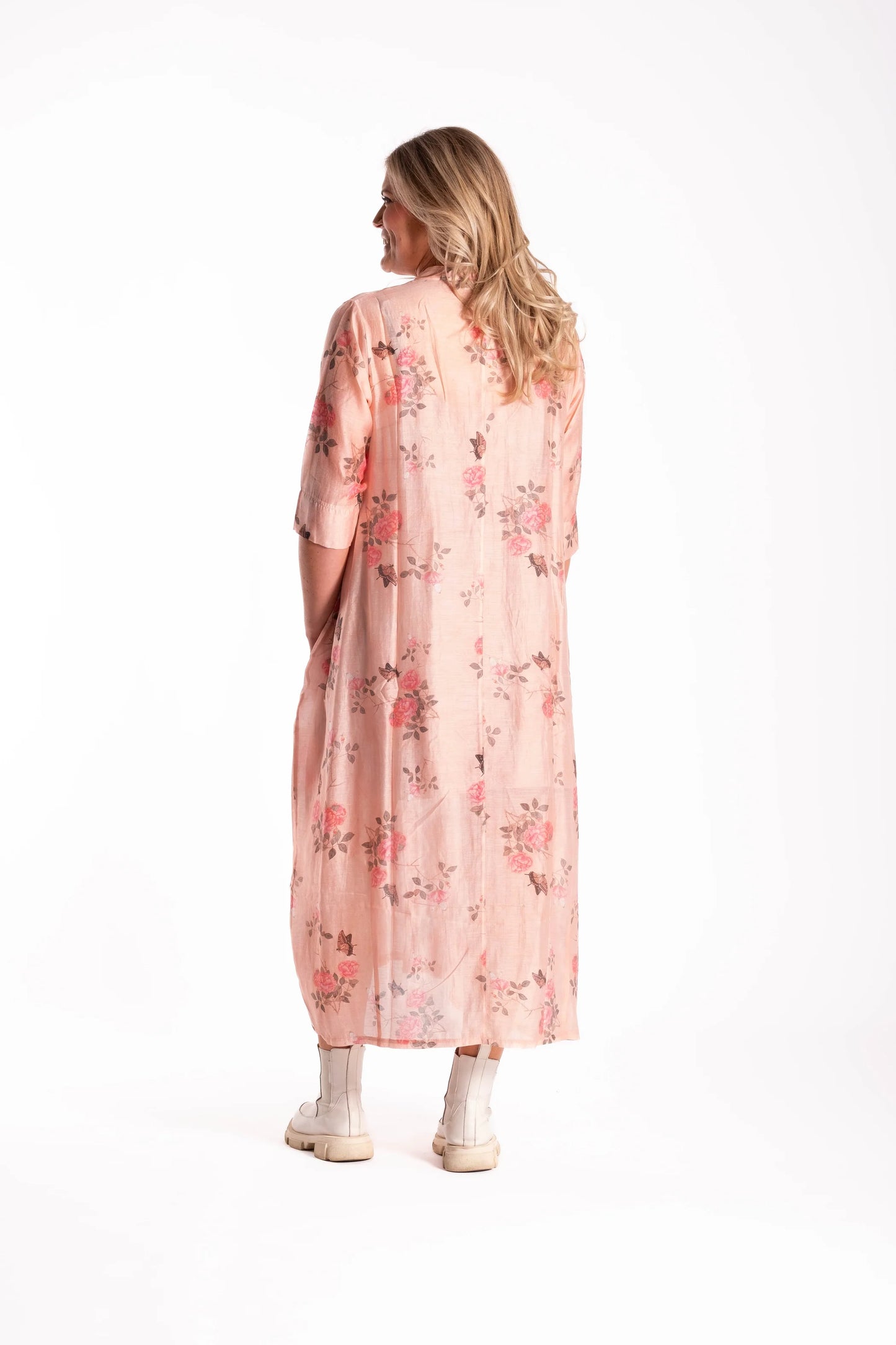 DEEANNE HOBBS FRENCH ME DRESS - TROPICAL BUTTERFLY - THE VOGUE STORE