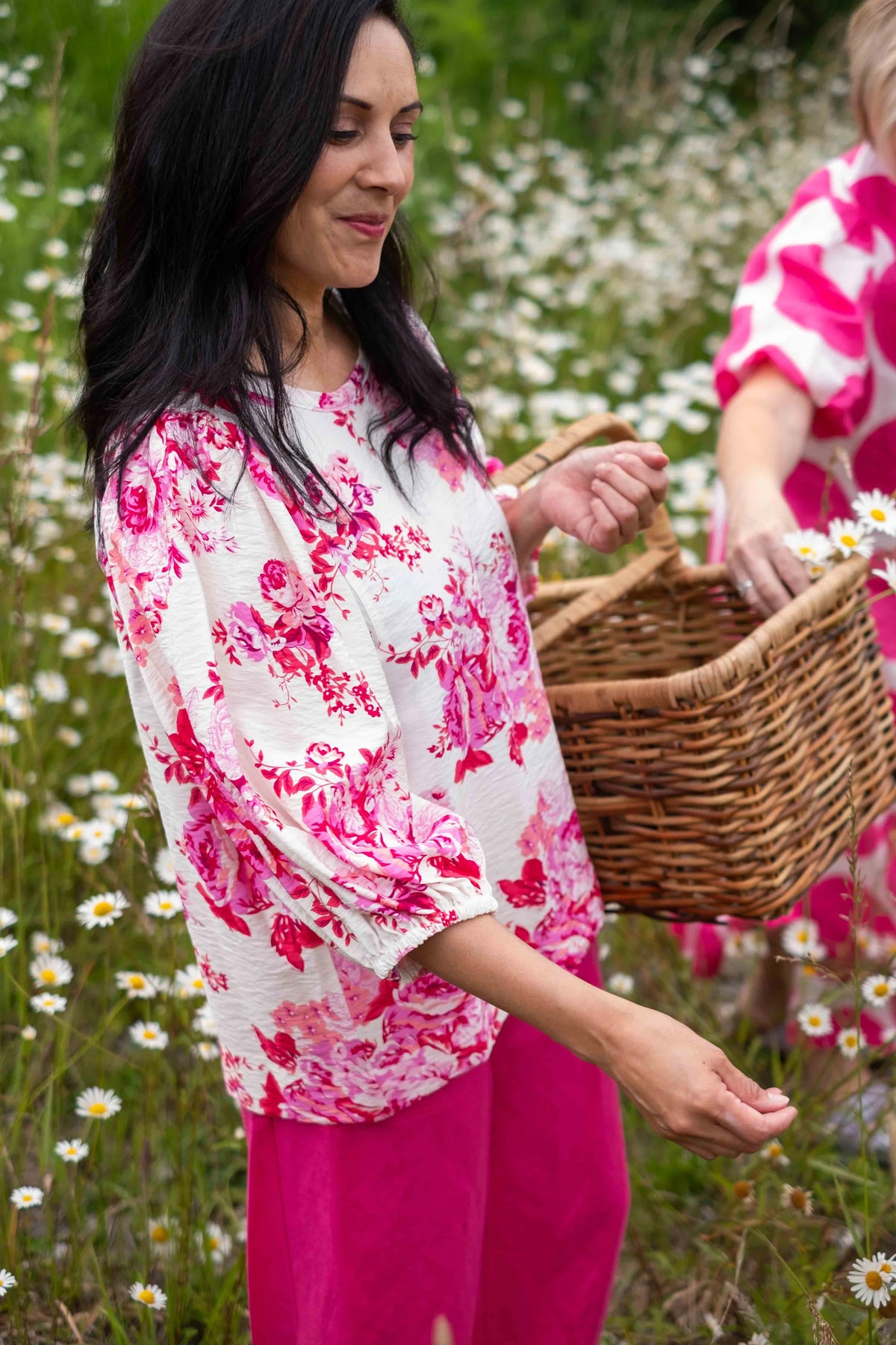 JELLICOE FACADE TOP - FLORAL CRUSH PINK - THE VOGUE STORE