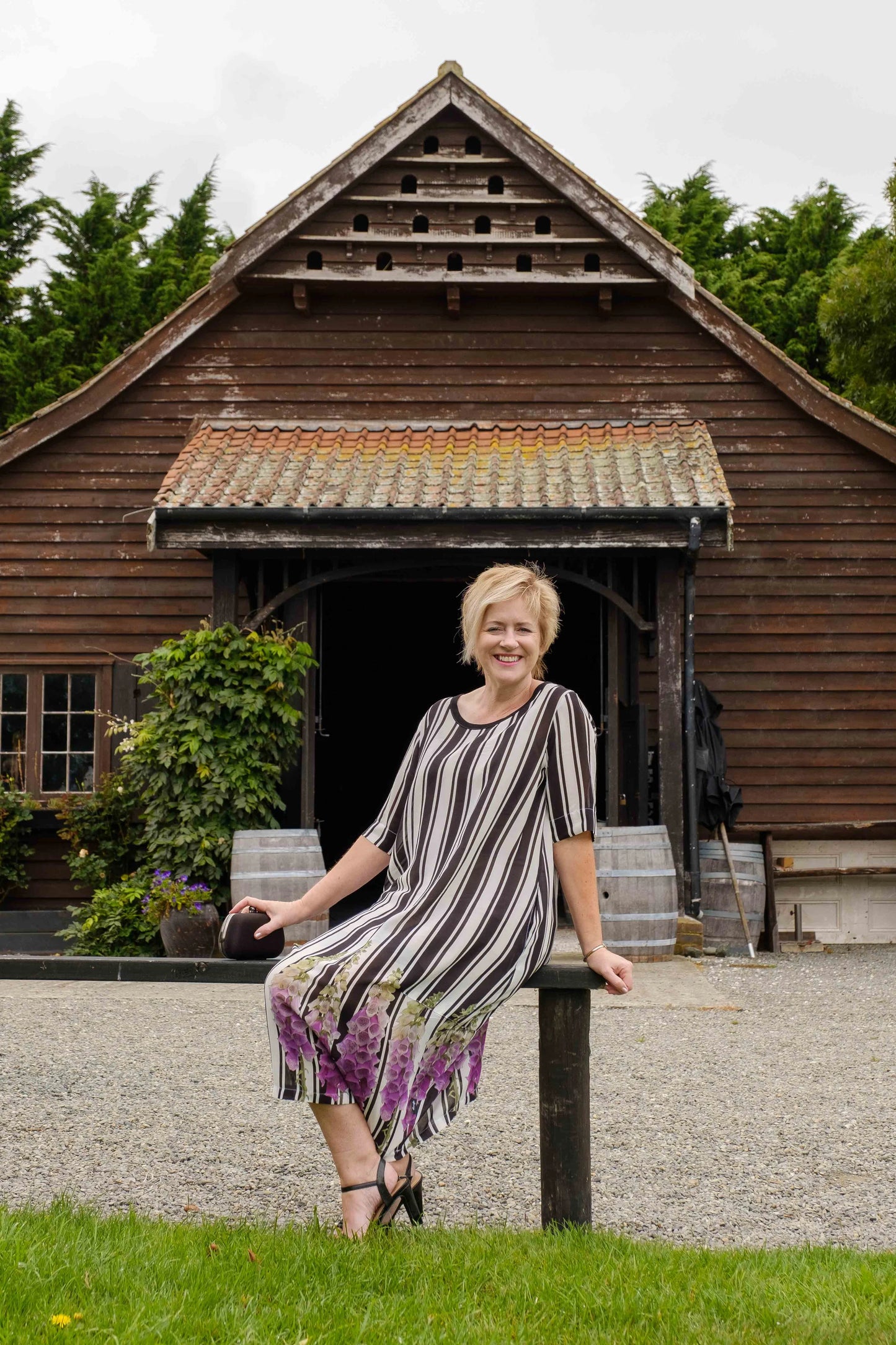 JELLICOE SANDY DRESS - FOXGLOVE - THE VOGUE STORE