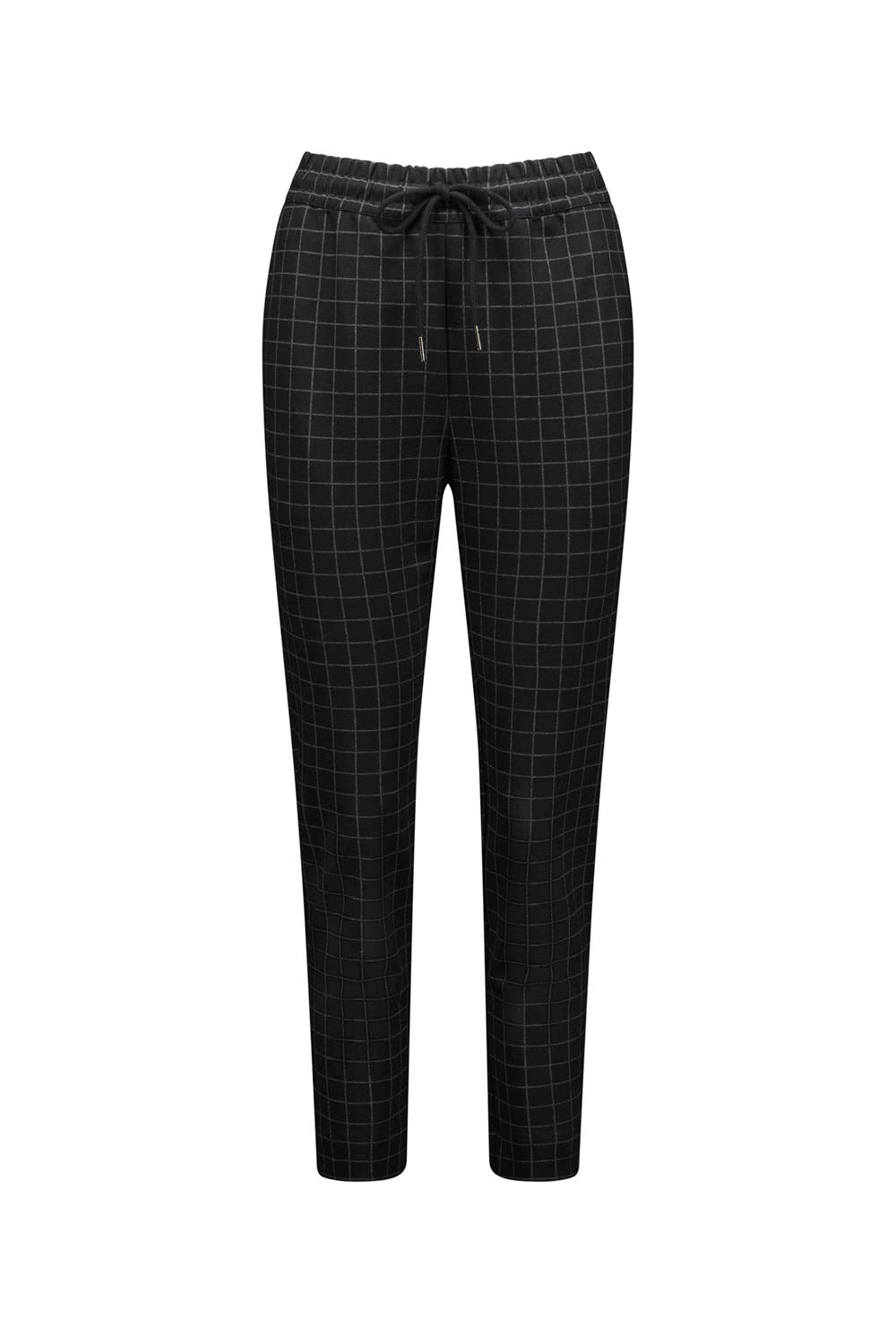 VERGE JUSTICE JOGGER - BLACK CHECK - THE VOGUE STORE