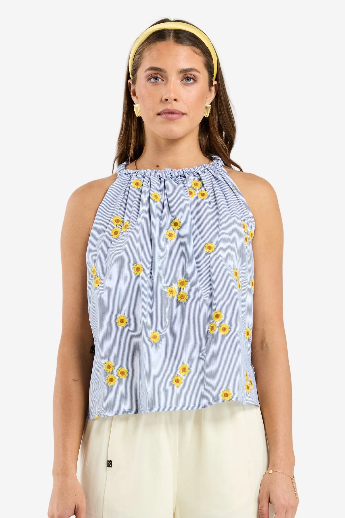 THING THING KNOTTY TOP - SUNSTRIPE - THE VOGUE STORE