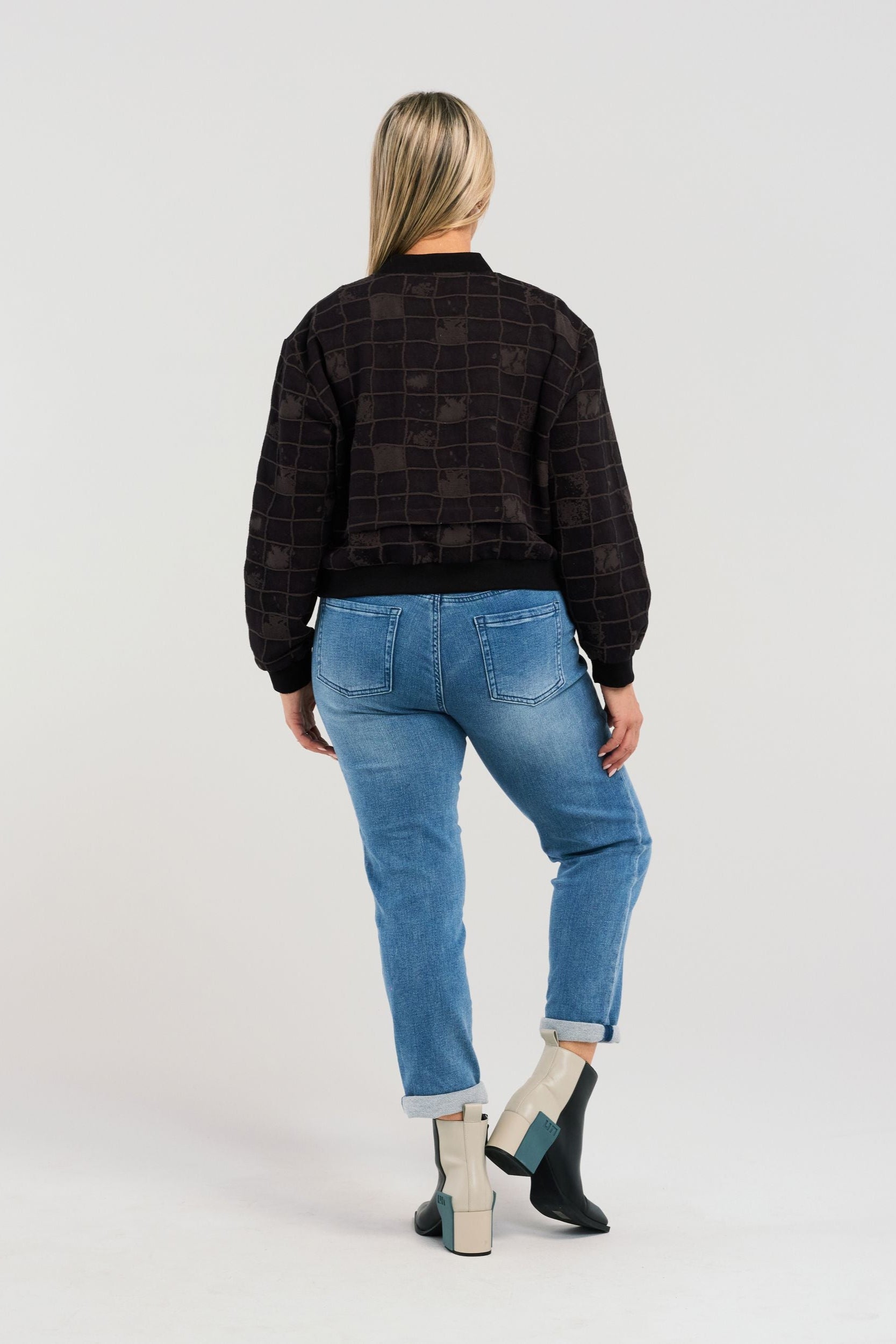 ZAFINA MILA JACKET - BLACK - THE VOGUE STORE