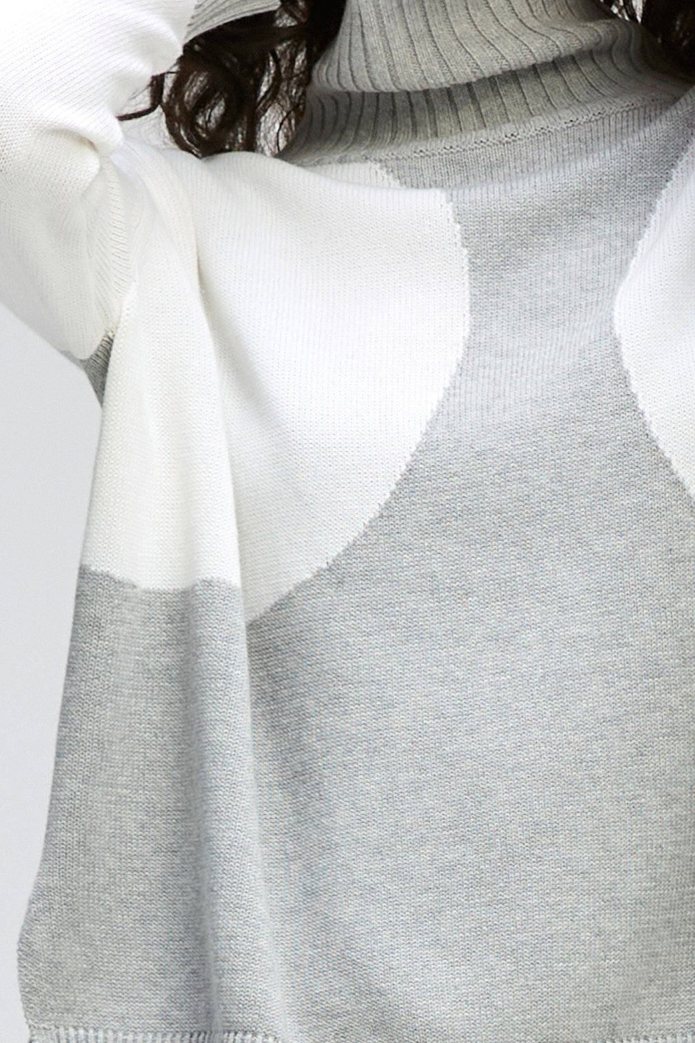 LD & CO SPOT ON ROLL NECK - GREY MARLE - THE VOGUE STORE