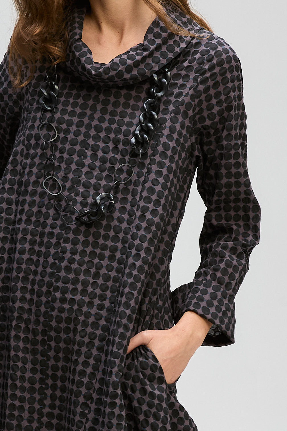LD & CO POKER DOT DRESS - BLACK SPOT - THE VOGUE STORE