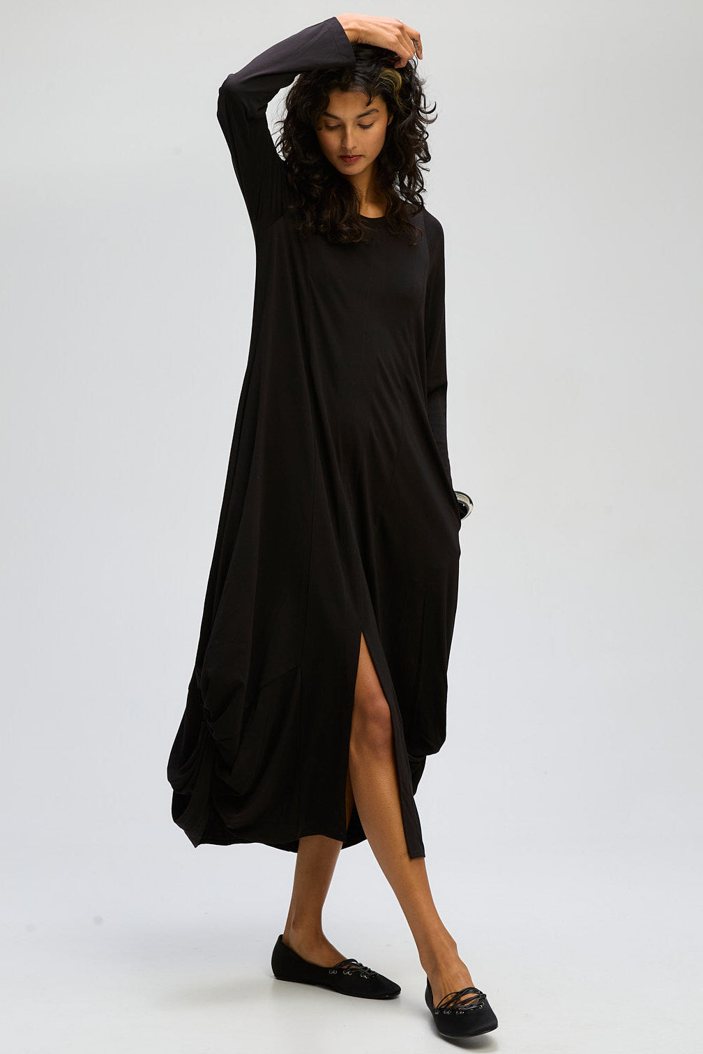 LD & CO ESSENTIAL DRESS - BLACK - THE VOGUE STORE