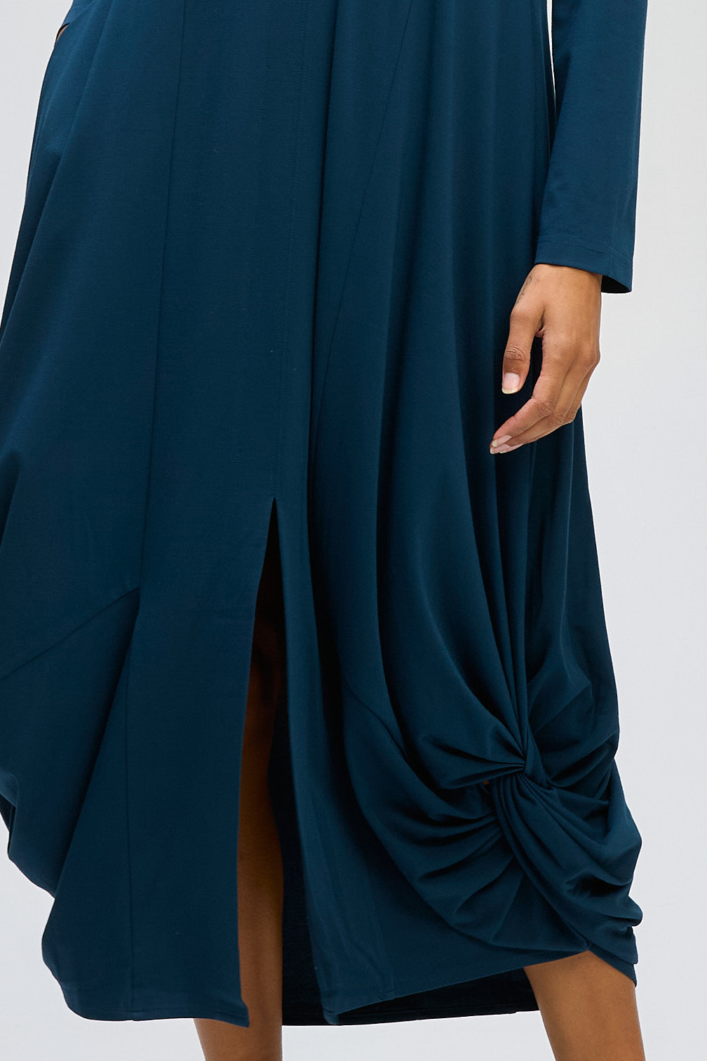 LD & CO  ESSENTIAL DRESS - PETROL - THE VOGUE STORE