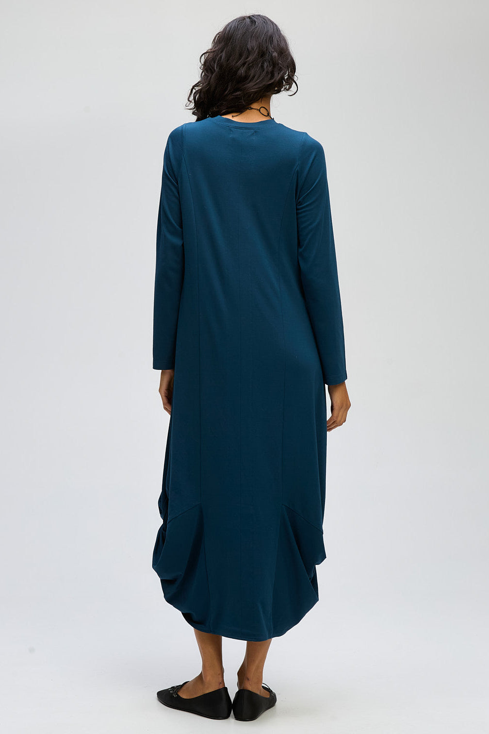 LD & CO  ESSENTIAL DRESS - PETROL - THE VOGUE STORE