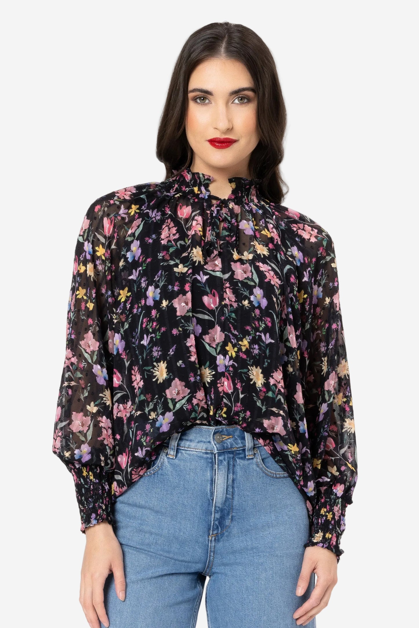 LEILA + LUCA ENCOURAGE TOP - WILD TULIP - THE VOGUE STORE