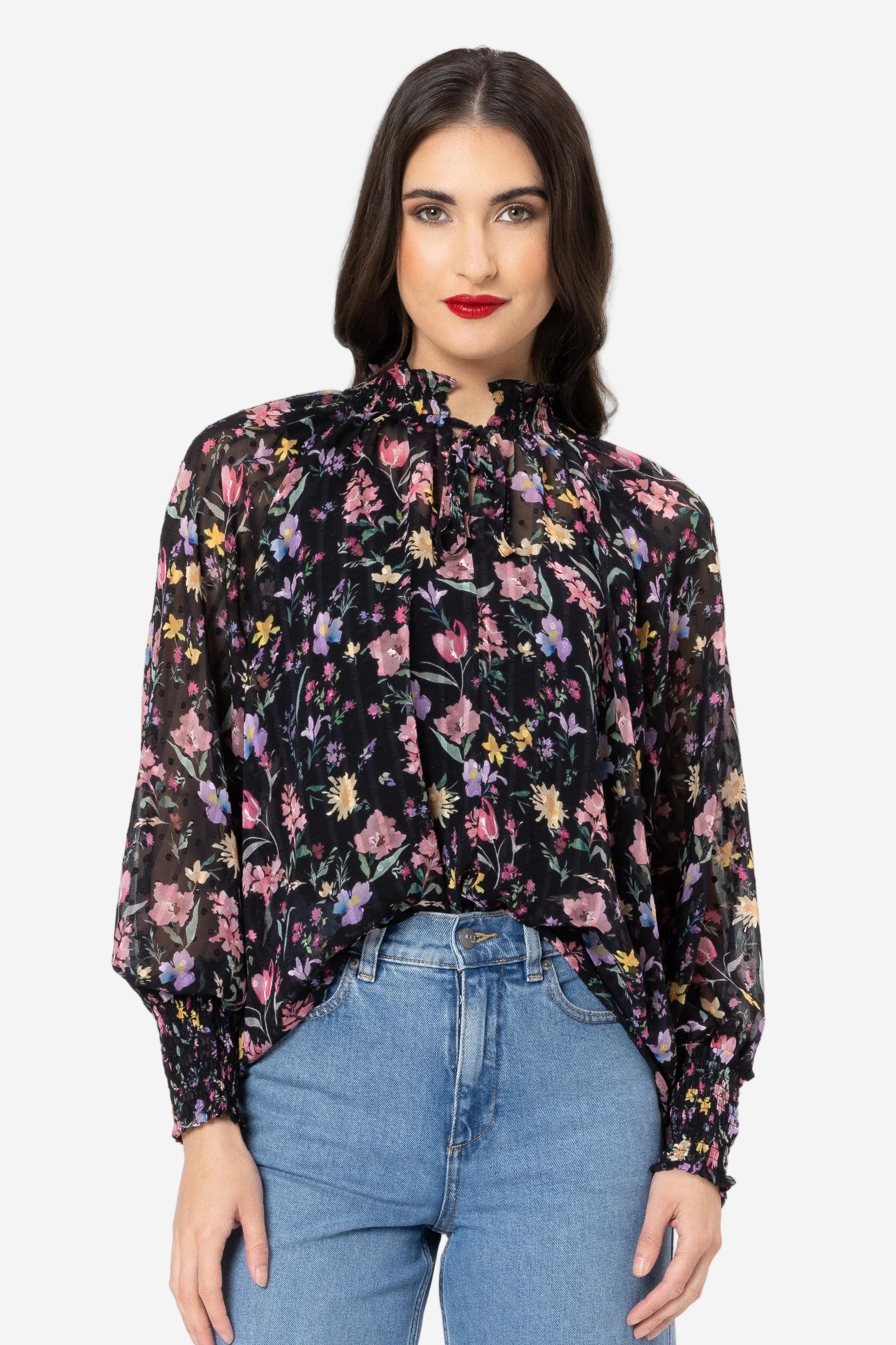 LEILA + LUCA ENCOURAGE TOP - WILD TULIP - THE VOGUE STORE