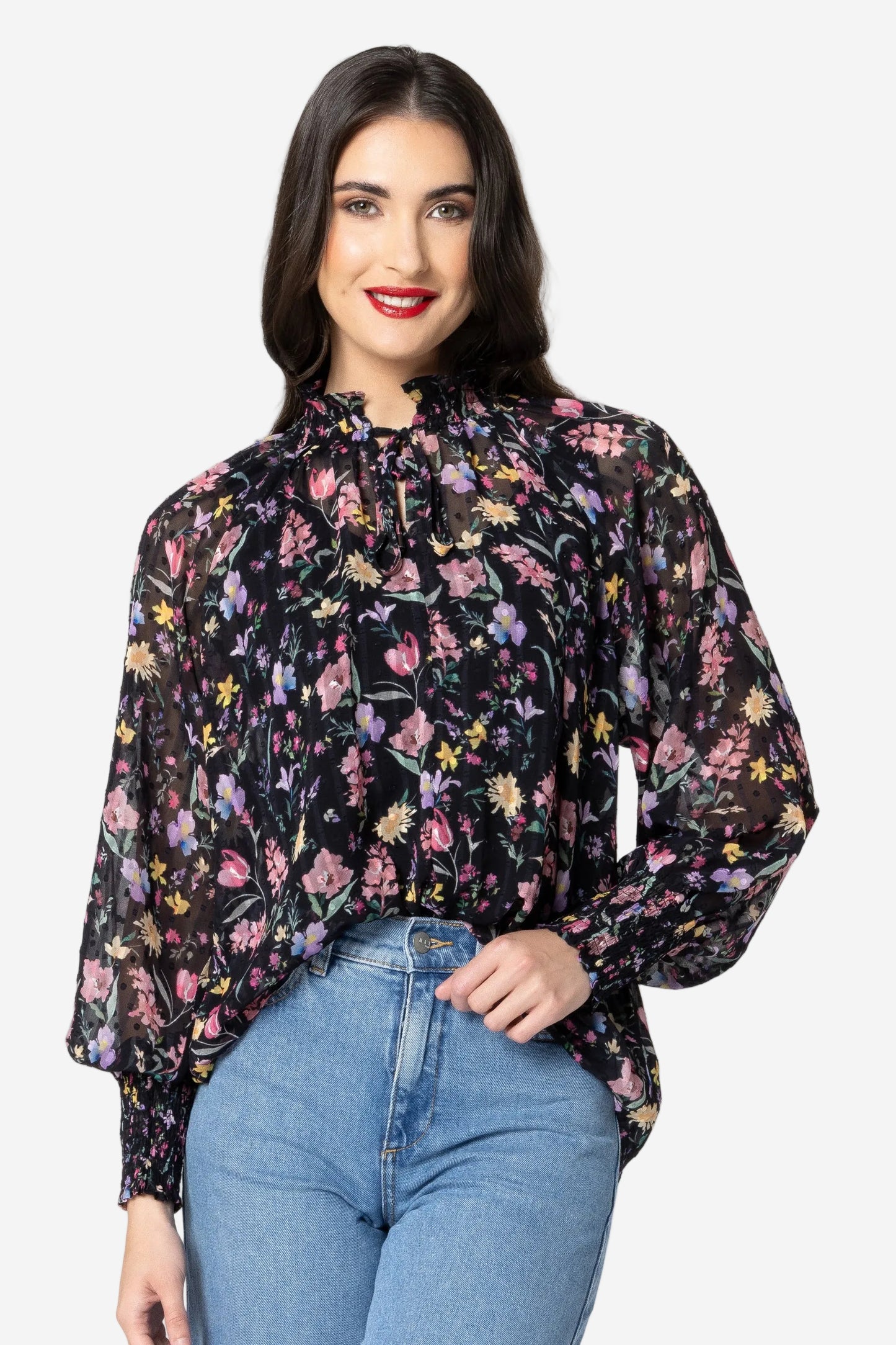 LEILA + LUCA ENCOURAGE TOP - WILD TULIP - THE VOGUE STORE