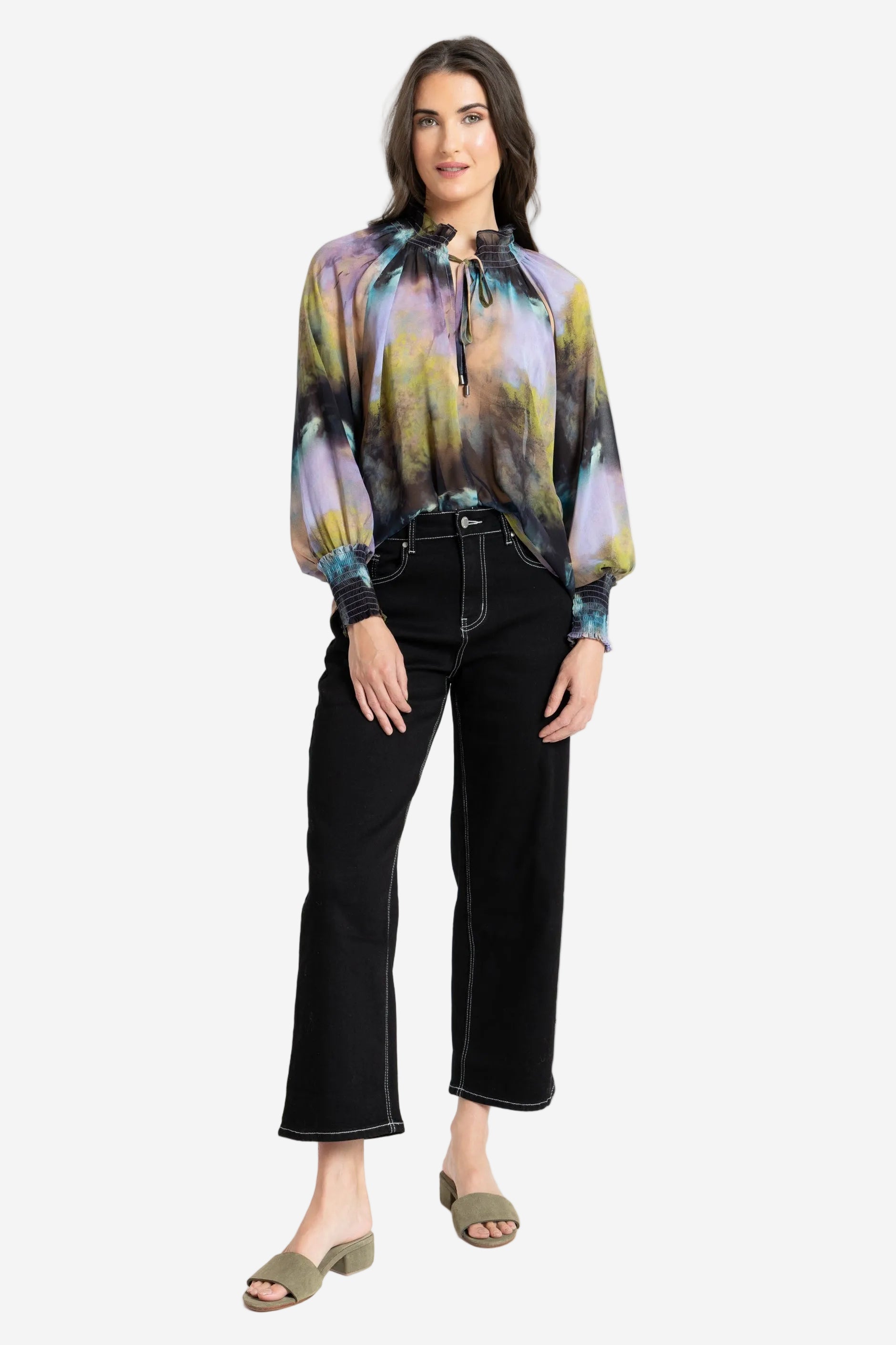 LEILA + LUCA ENCOURAGE TOP - GALAXY - THE VOGUE STORE