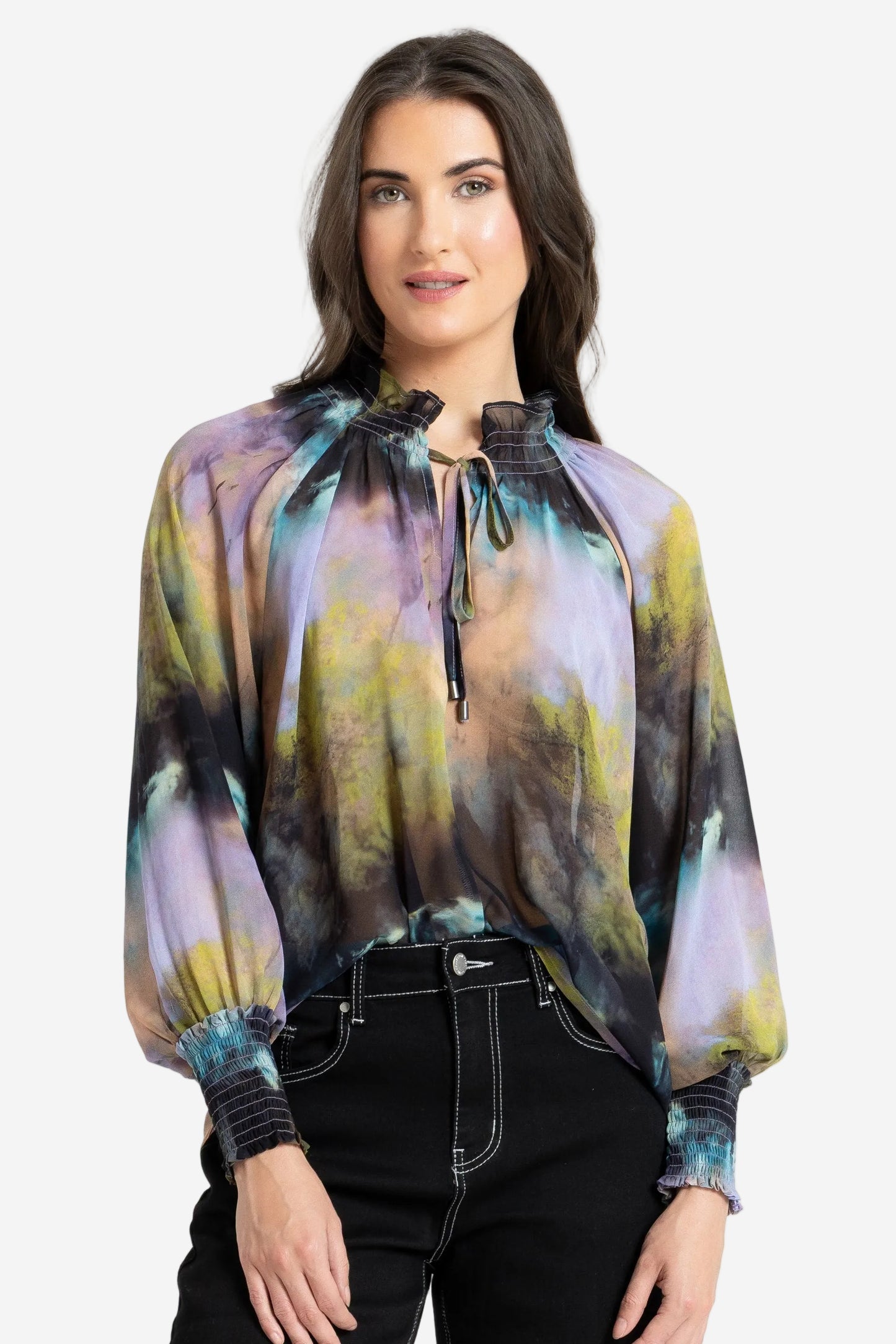 LEILA + LUCA ENCOURAGE TOP - GALAXY - THE VOGUE STORE