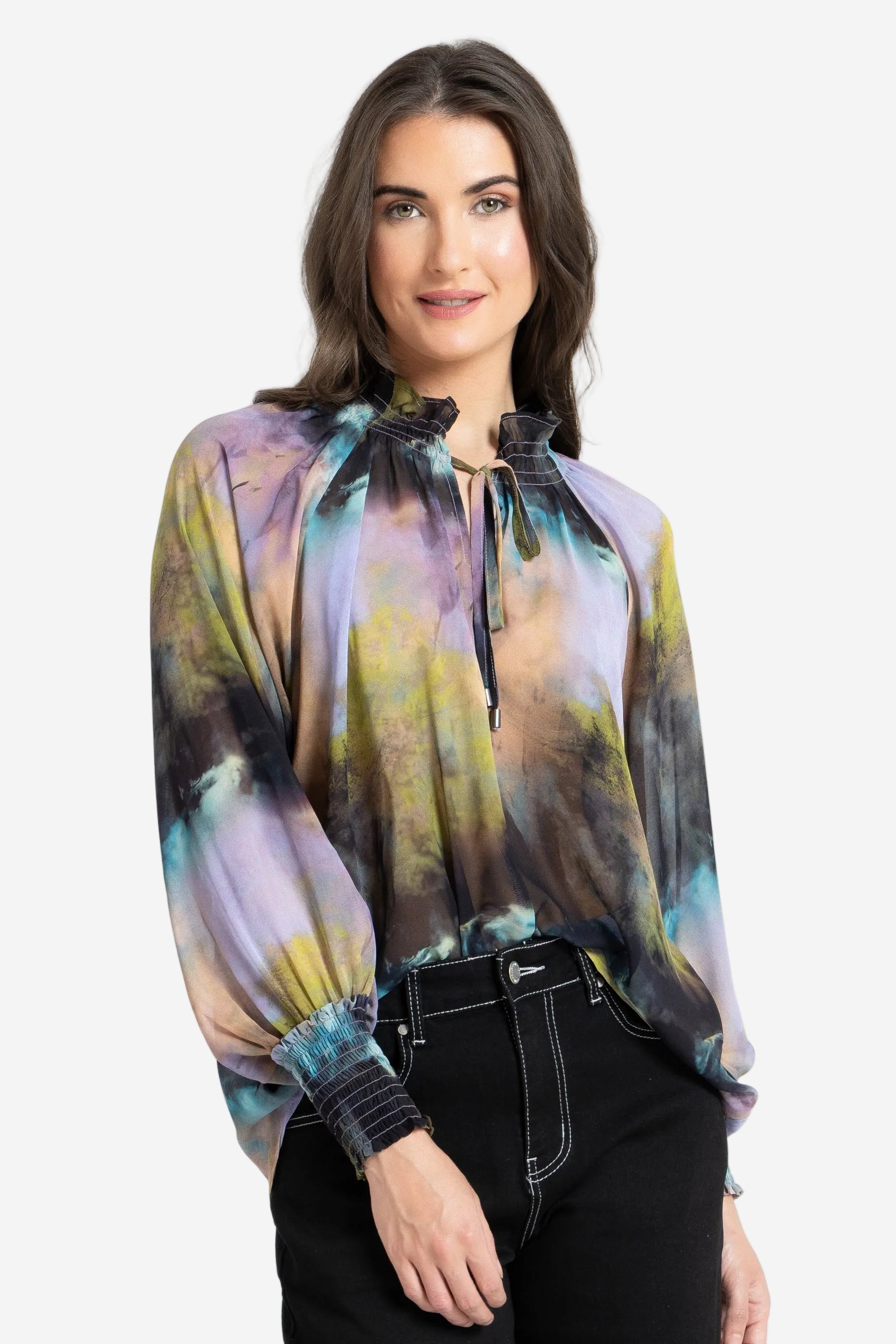 LEILA + LUCA ENCOURAGE TOP - GALAXY - THE VOGUE STORE
