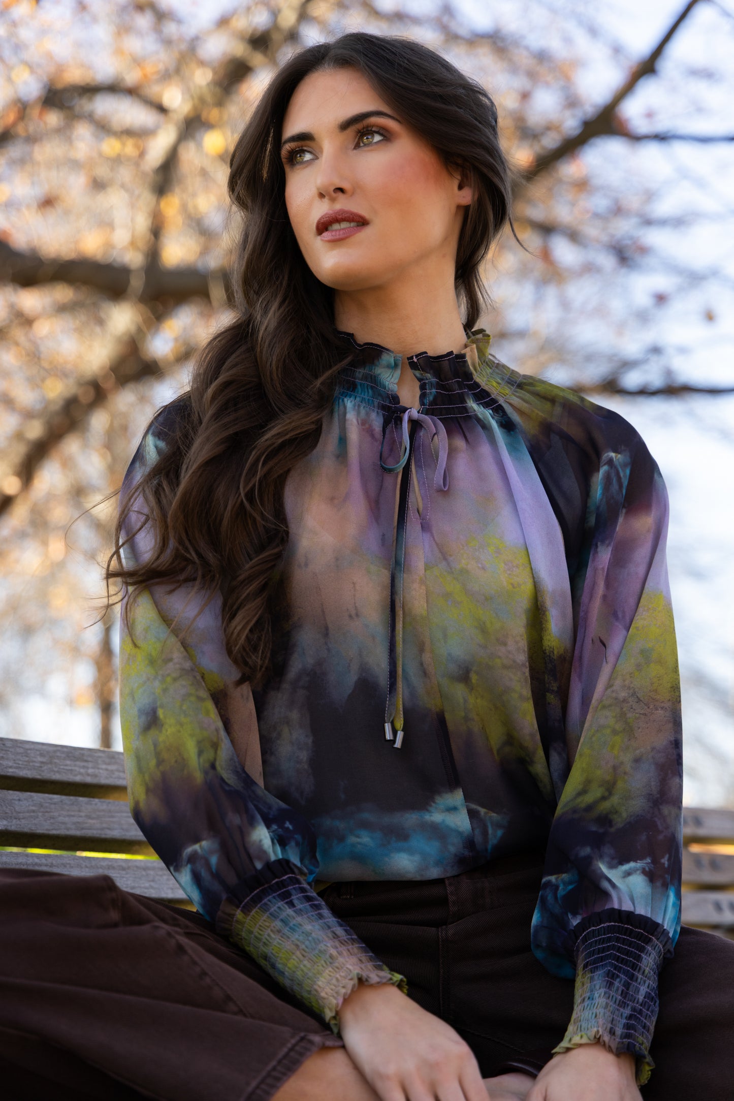 LEILA + LUCA ENCOURAGE TOP - GALAXY - THE VOGUE STORE