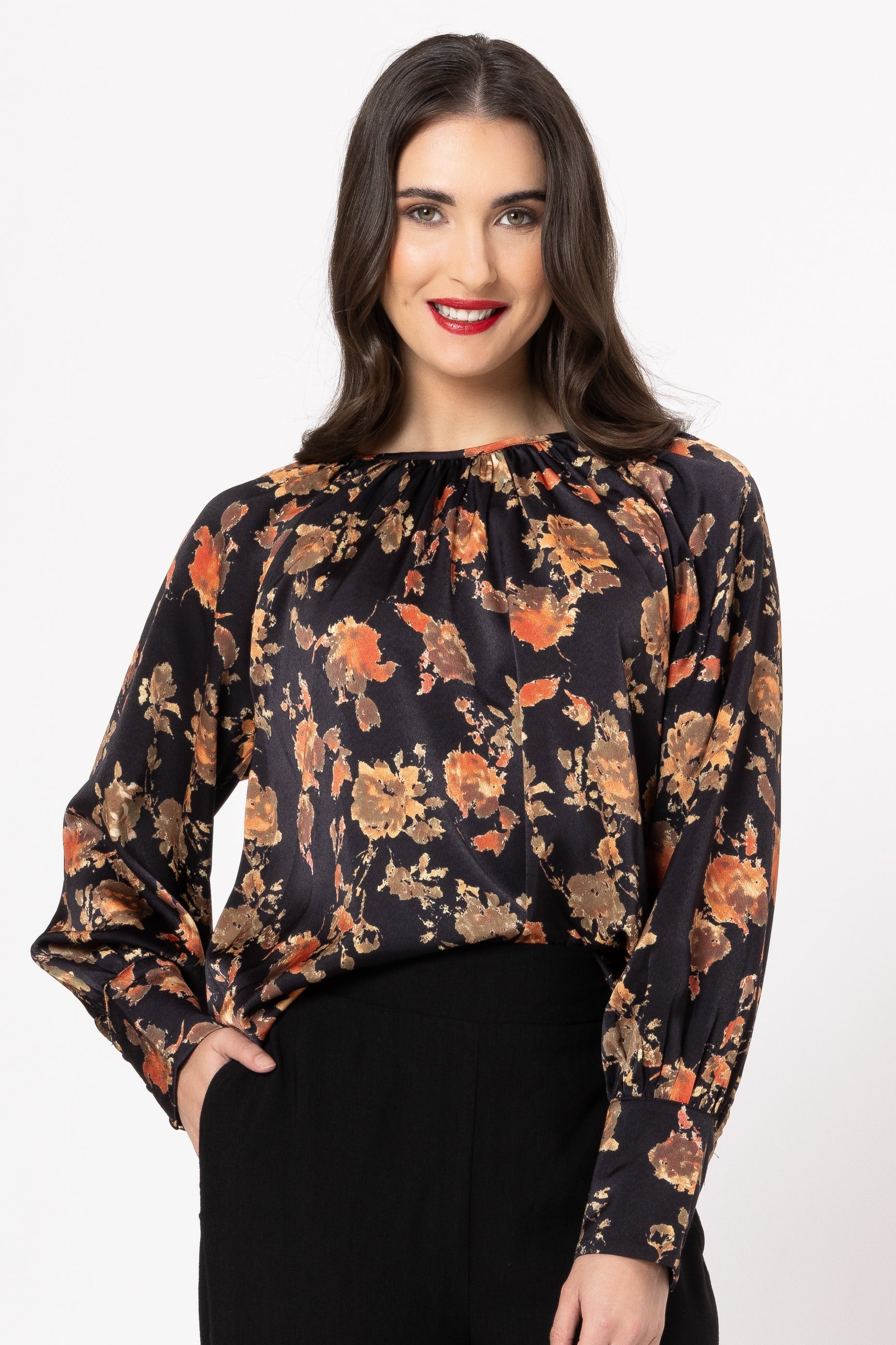 LEILA + LUCA CENTERED TOP - AMBER FLORET - THE VOGUE STORE