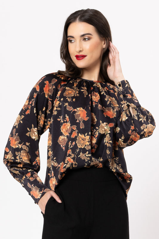 LEILA + LUCA CENTERED TOP - AMBER FLORET - THE VOGUE STORE