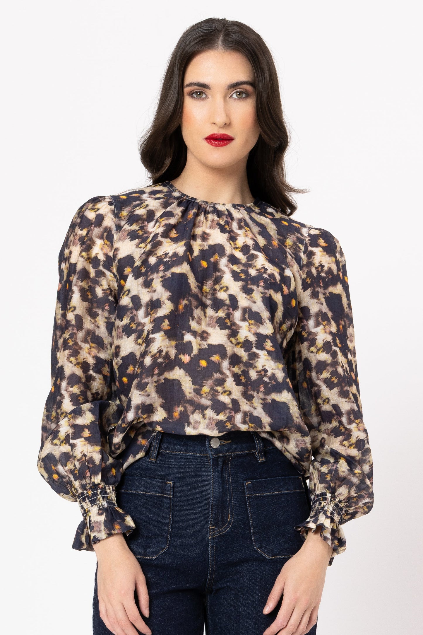 LEILA + LUCA NEW YORK TOP - WILD BURST - THE VOGUE STORE