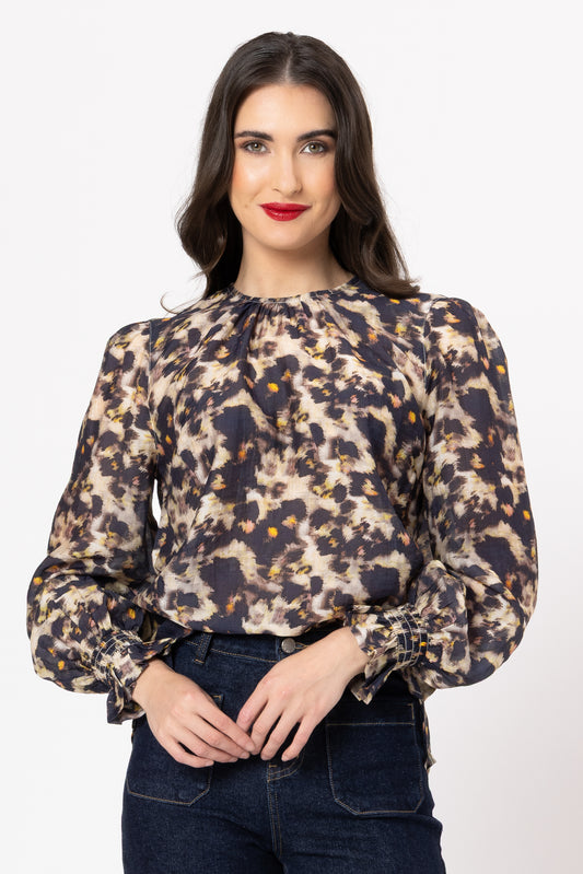 LEILA + LUCA NEW YORK TOP - WILD BURST - THE VOGUE STORE