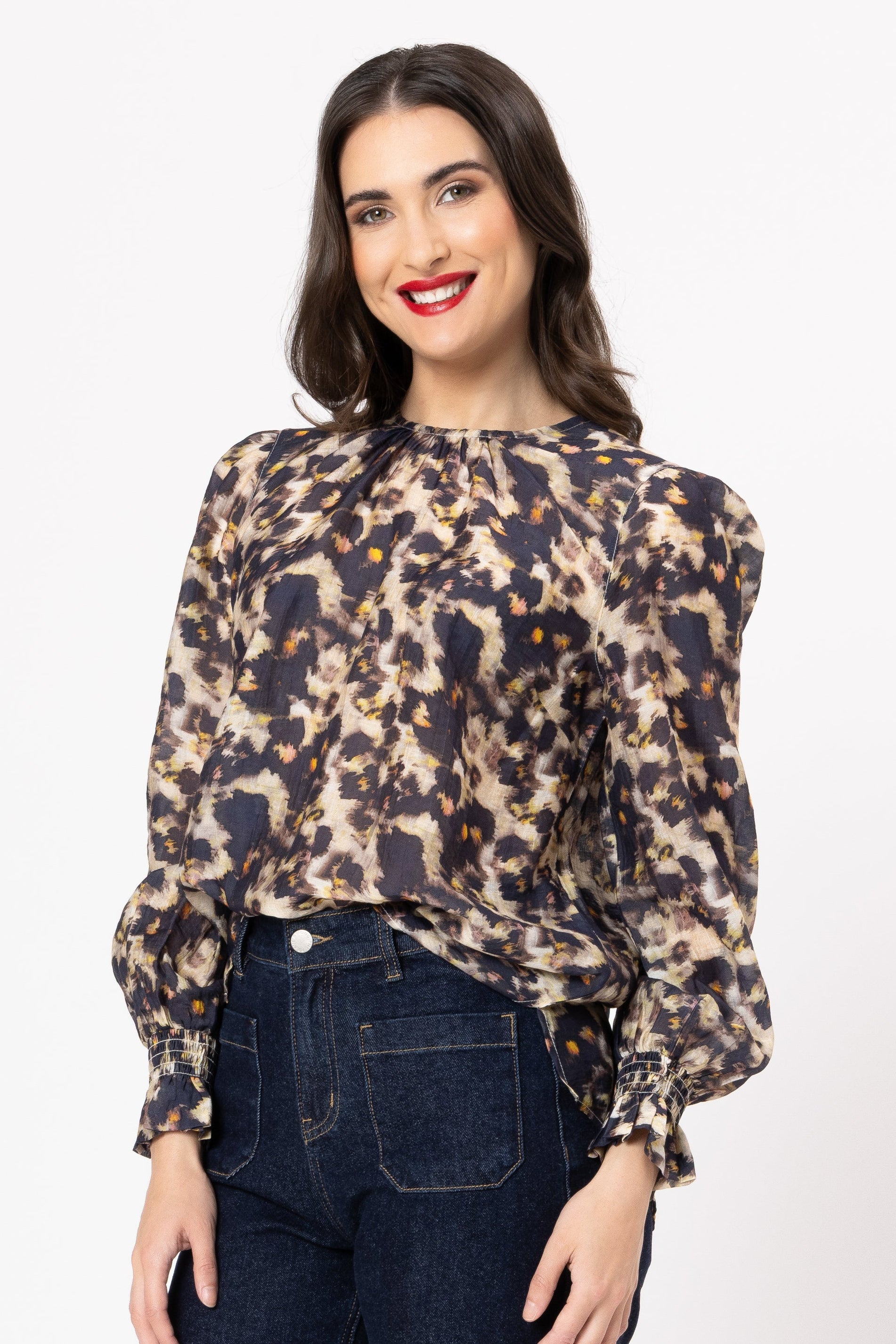 LEILA + LUCA NEW YORK TOP - WILD BURST - THE VOGUE STORE