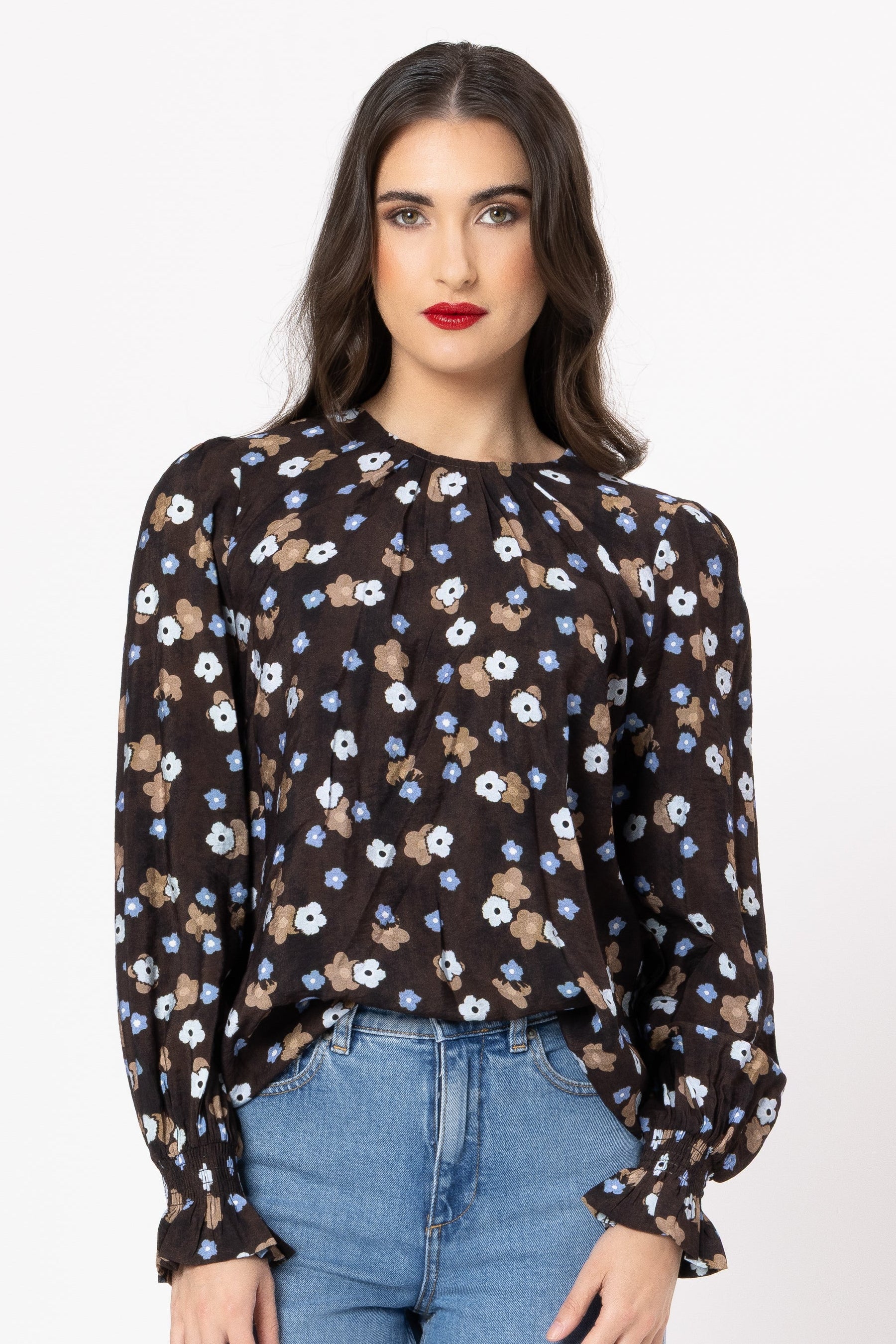 LEILA + LUCA NEW YORK TOP - CEDAR BLOSSOM - THE VOGUE STORE