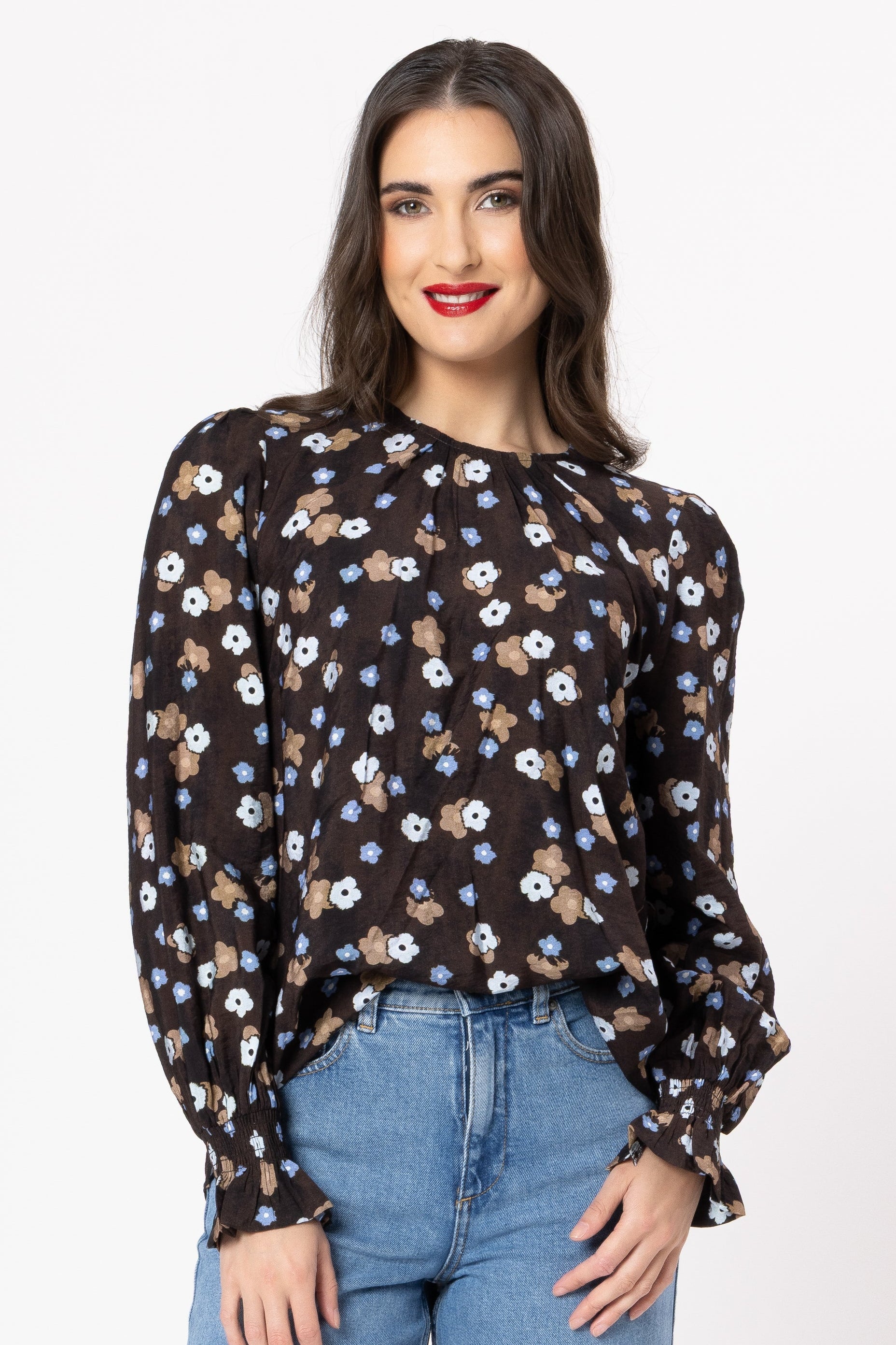 LEILA + LUCA NEW YORK TOP - CEDAR BLOSSOM - THE VOGUE STORE