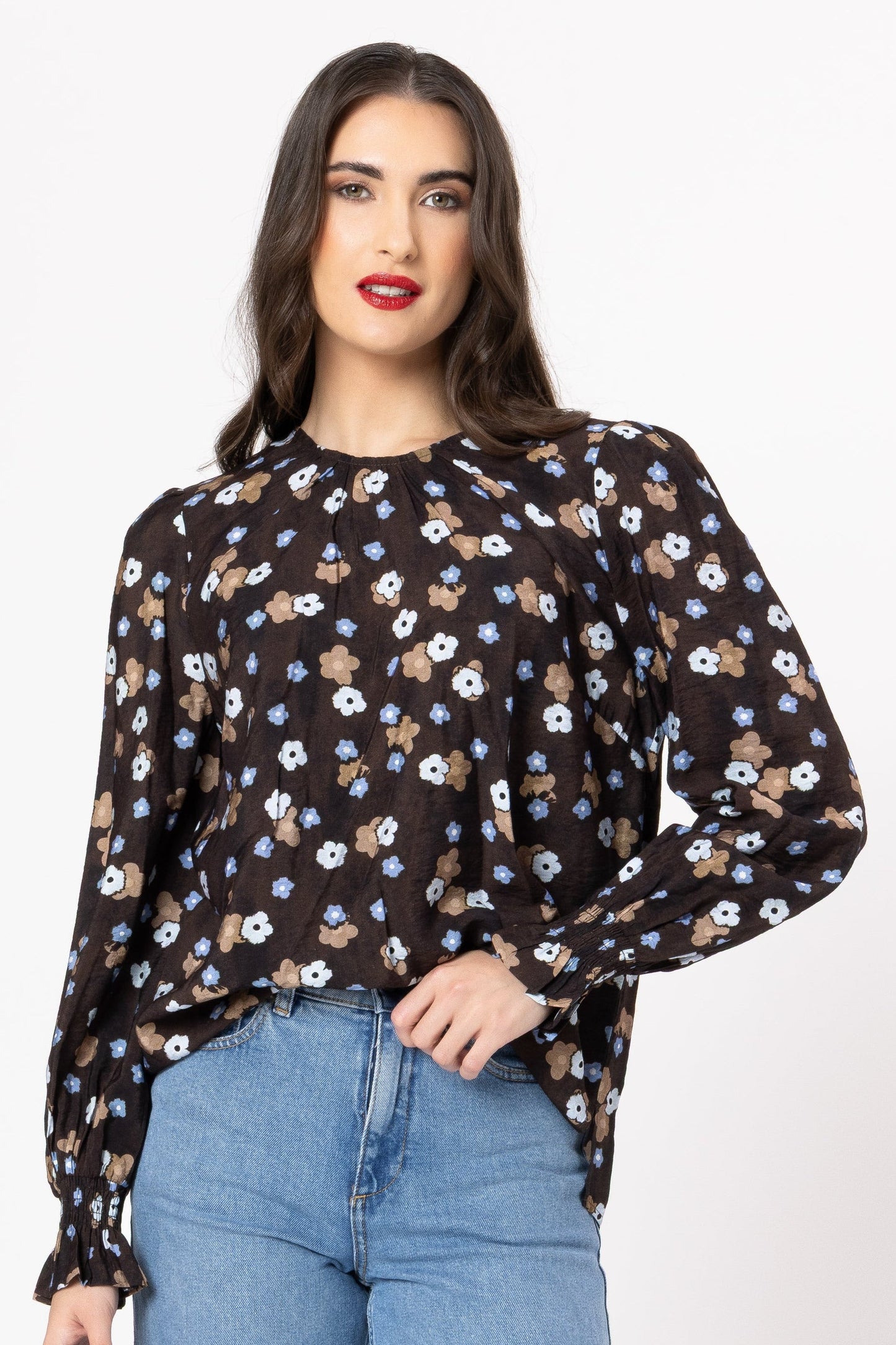 LEILA + LUCA NEW YORK TOP - CEDAR BLOSSOM - THE VOGUE STORE