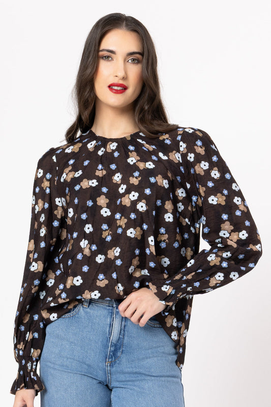 LEILA + LUCA NEW YORK TOP - CEDAR BLOSSOM - THE VOGUE STORE