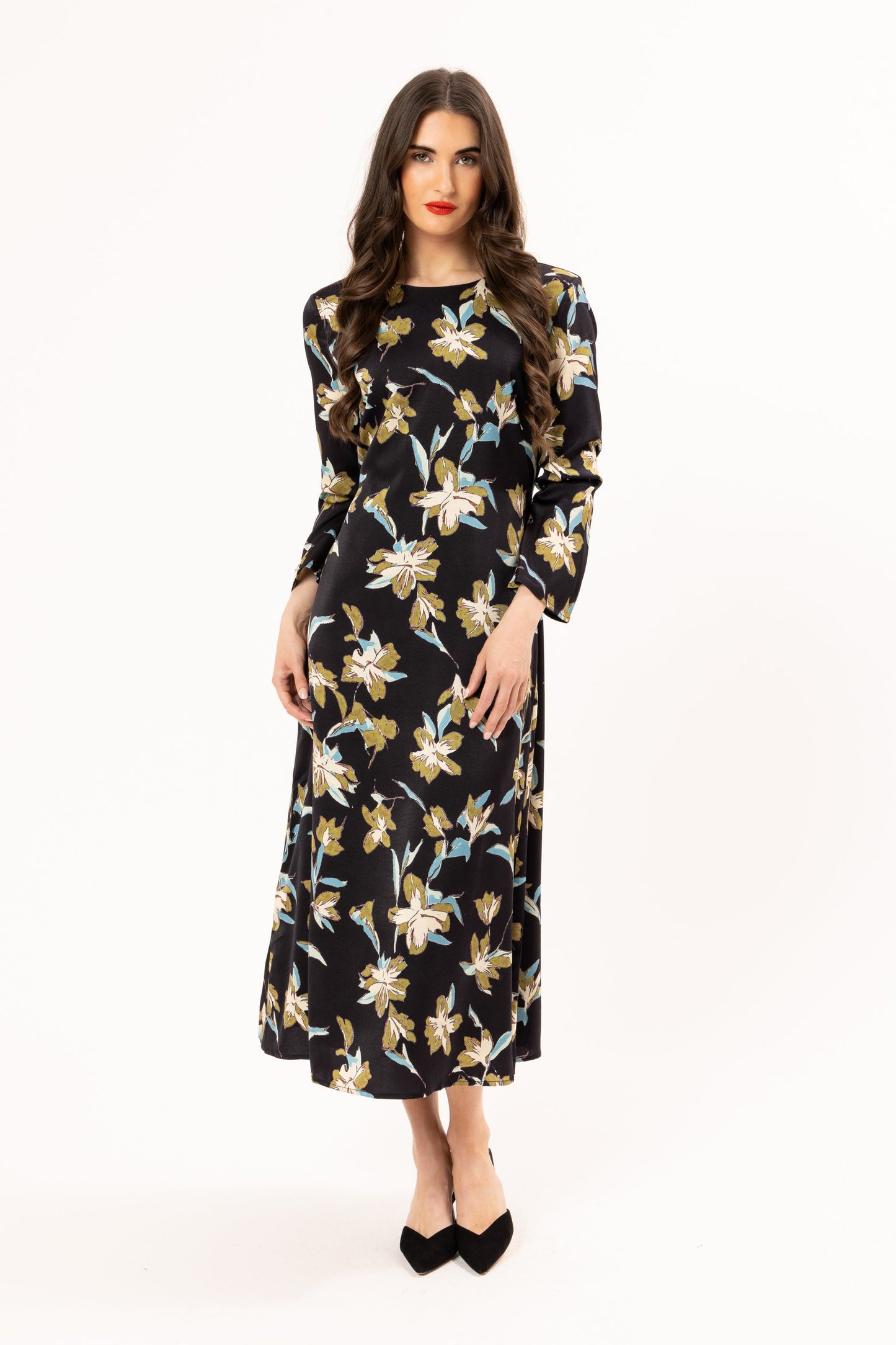 LEILA + LUCA FANCIFUL DRESS - SATIN DREAM - THE VOGUE STORE