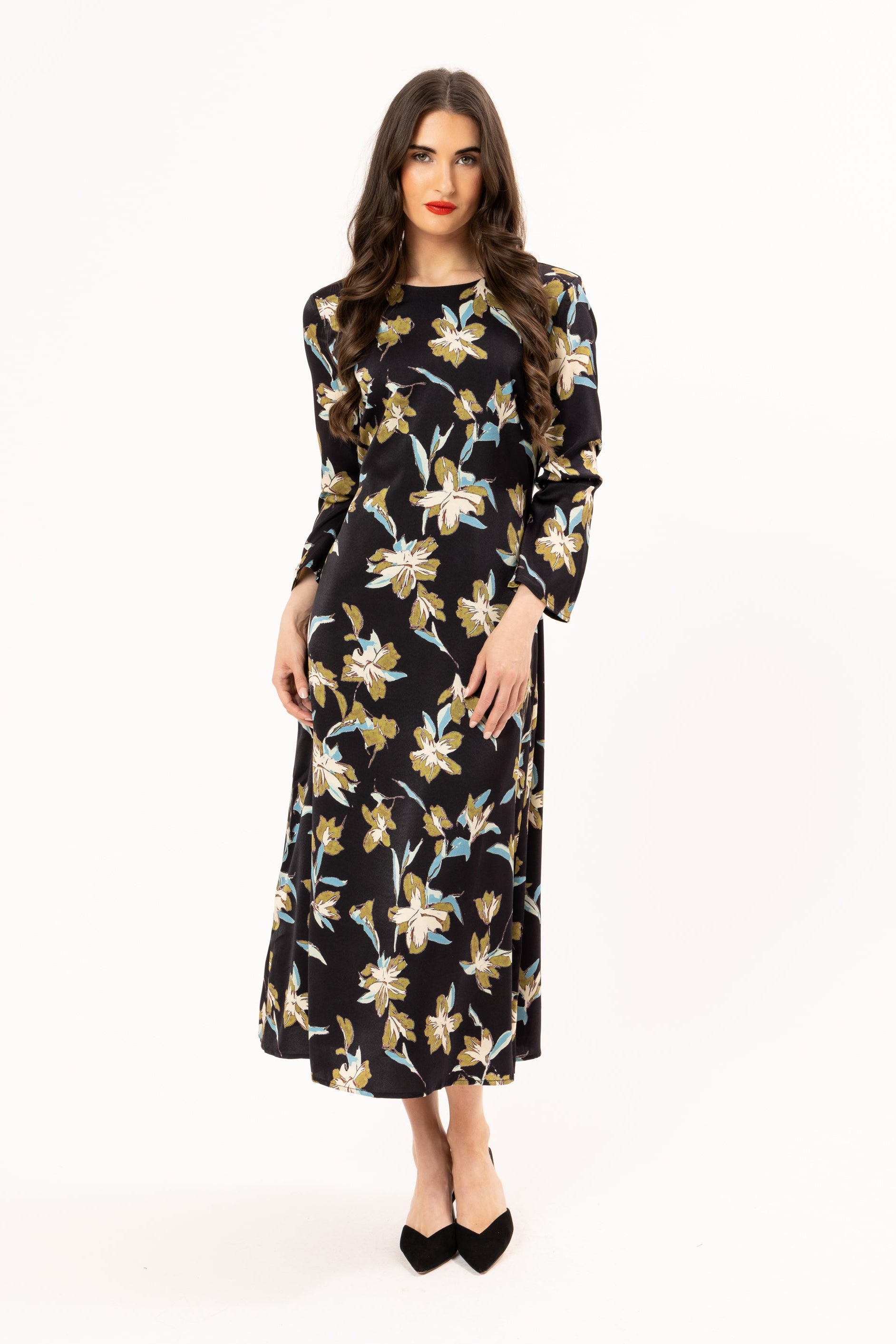 LEILA + LUCA FANCIFUL DRESS - SATIN DREAM - THE VOGUE STORE