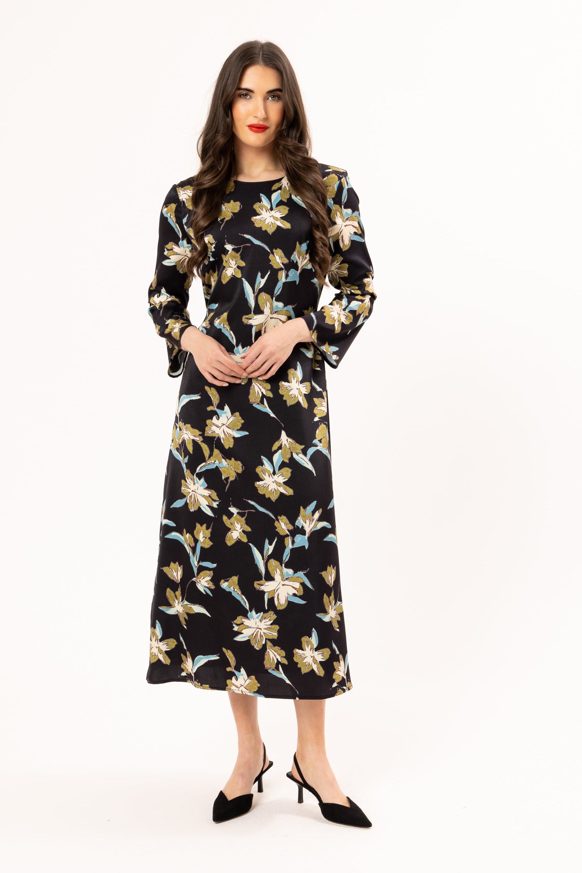 LEILA + LUCA FANCIFUL DRESS - SATIN DREAM - THE VOGUE STORE