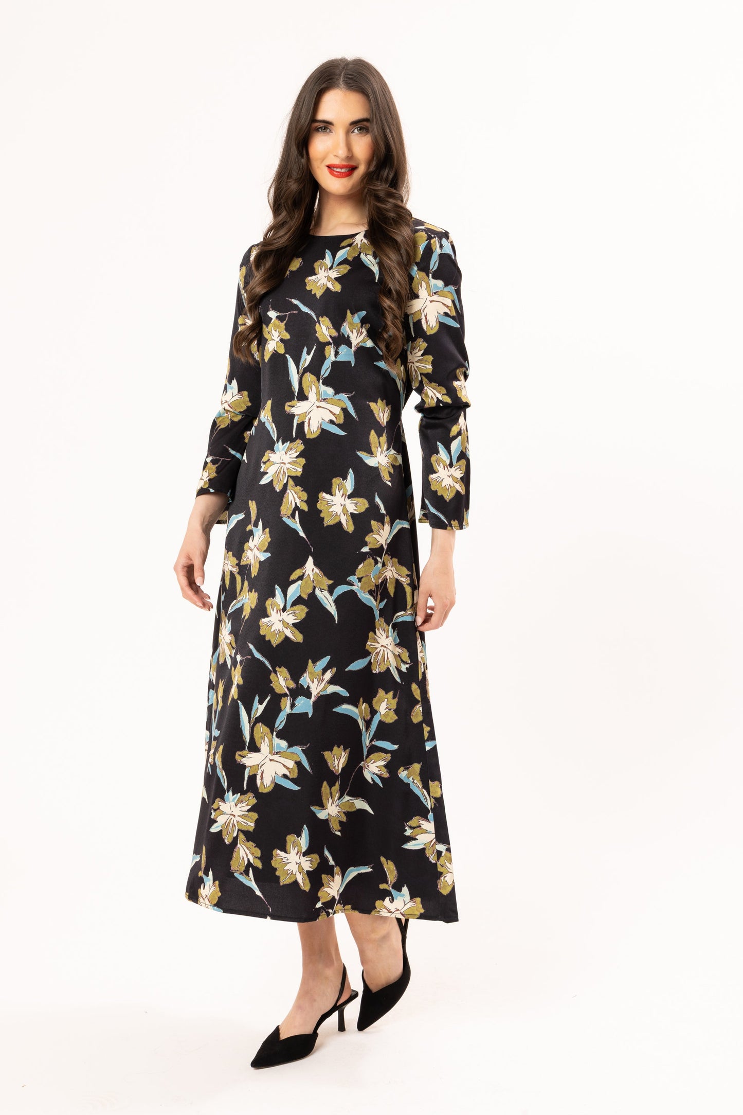 LEILA + LUCA FANCIFUL DRESS - SATIN DREAM - THE VOGUE STORE
