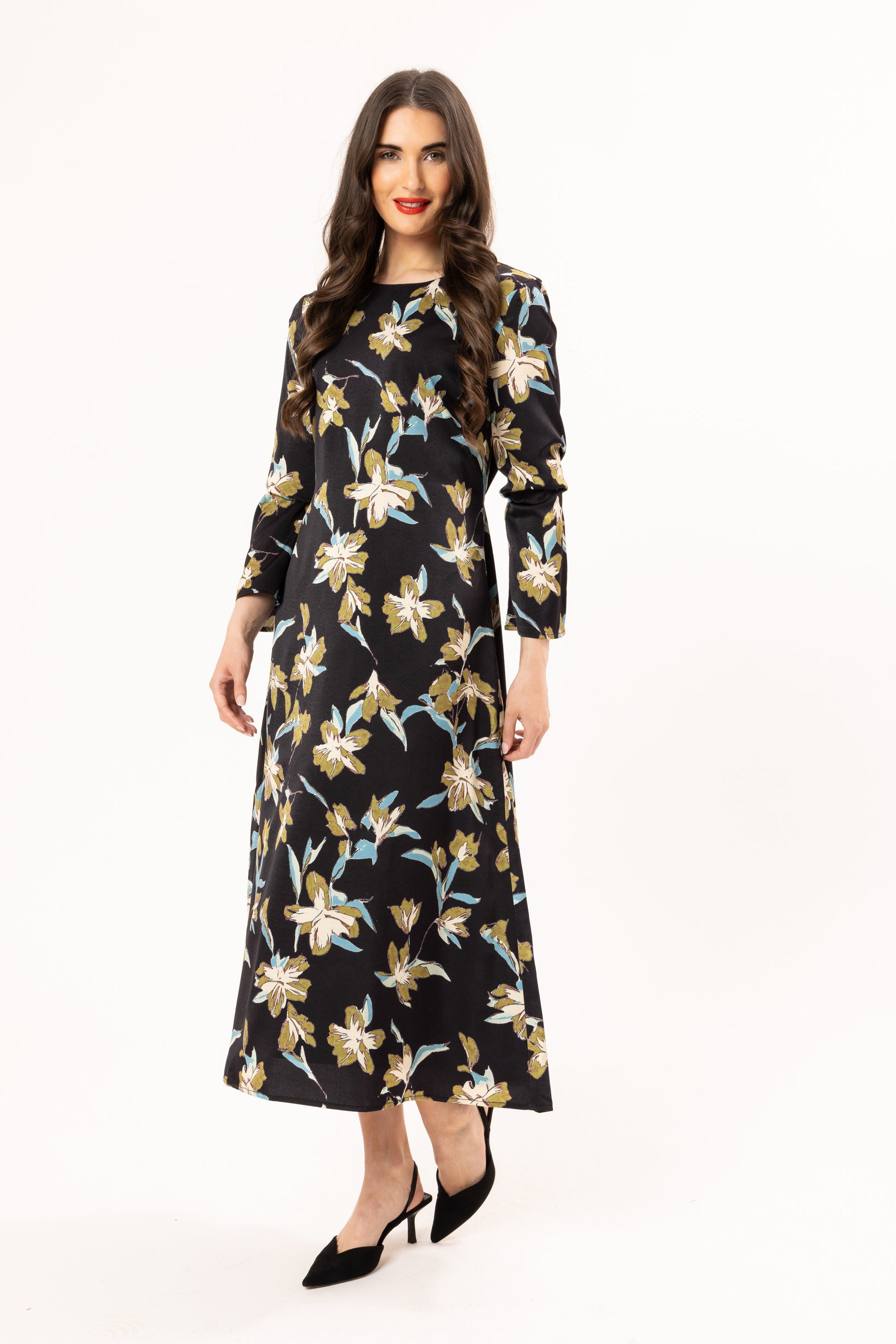 LEILA + LUCA FANCIFUL DRESS - SATIN DREAM - THE VOGUE STORE