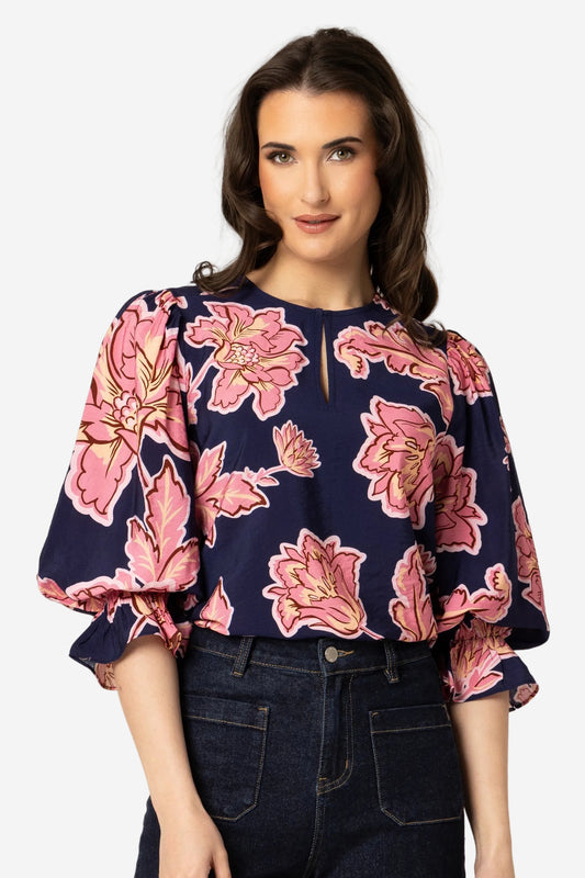 LEILA + LUCA FLEUR TOP - PINK PETAL - THE VOGUE STORE