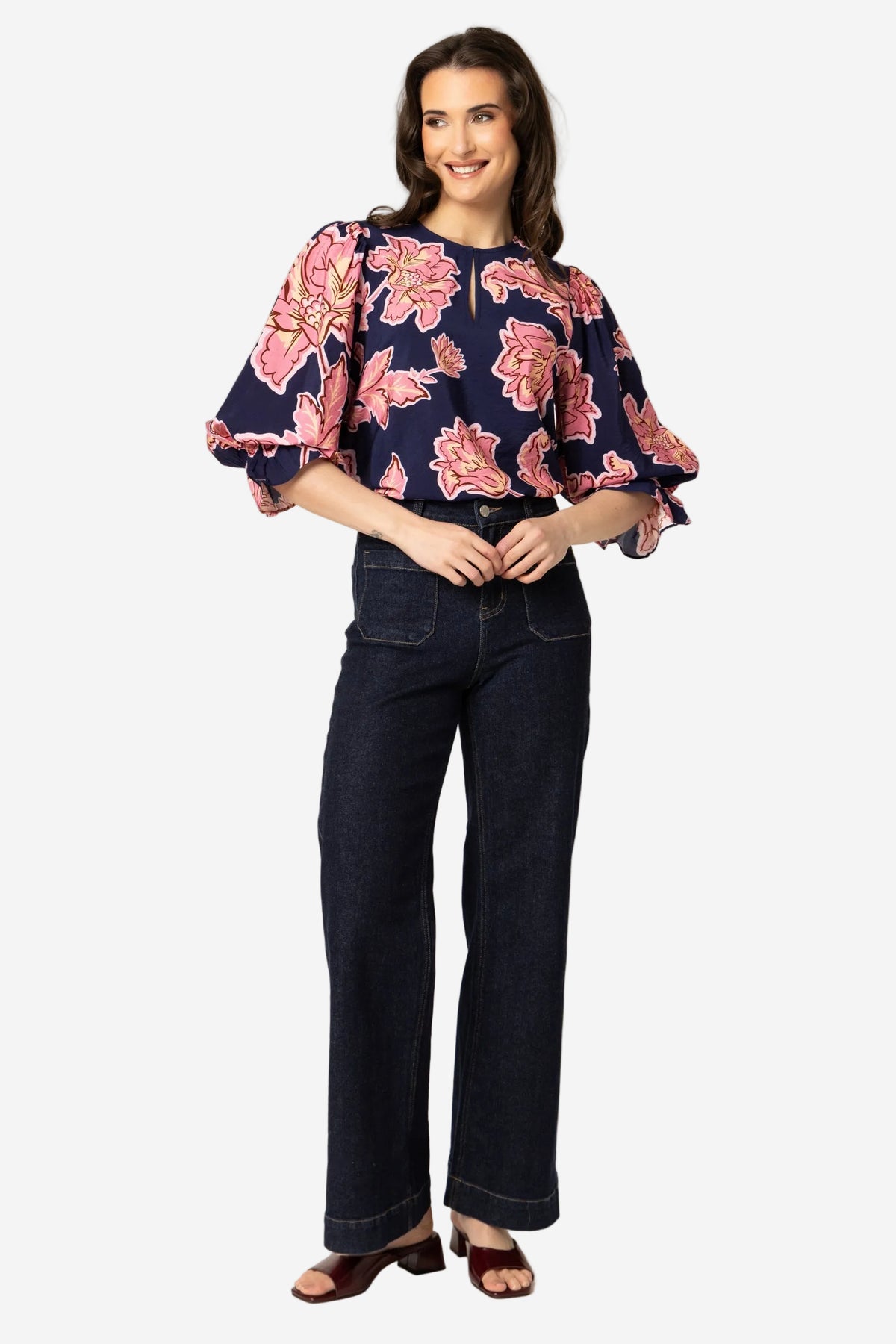 LEILA + LUCA FLEUR TOP - PINK PETAL - THE VOGUE STORE