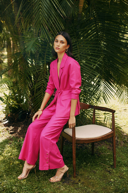 LOOBIES STORY WILLA PANT - FUCHSIA - THE VOGUE STORE
