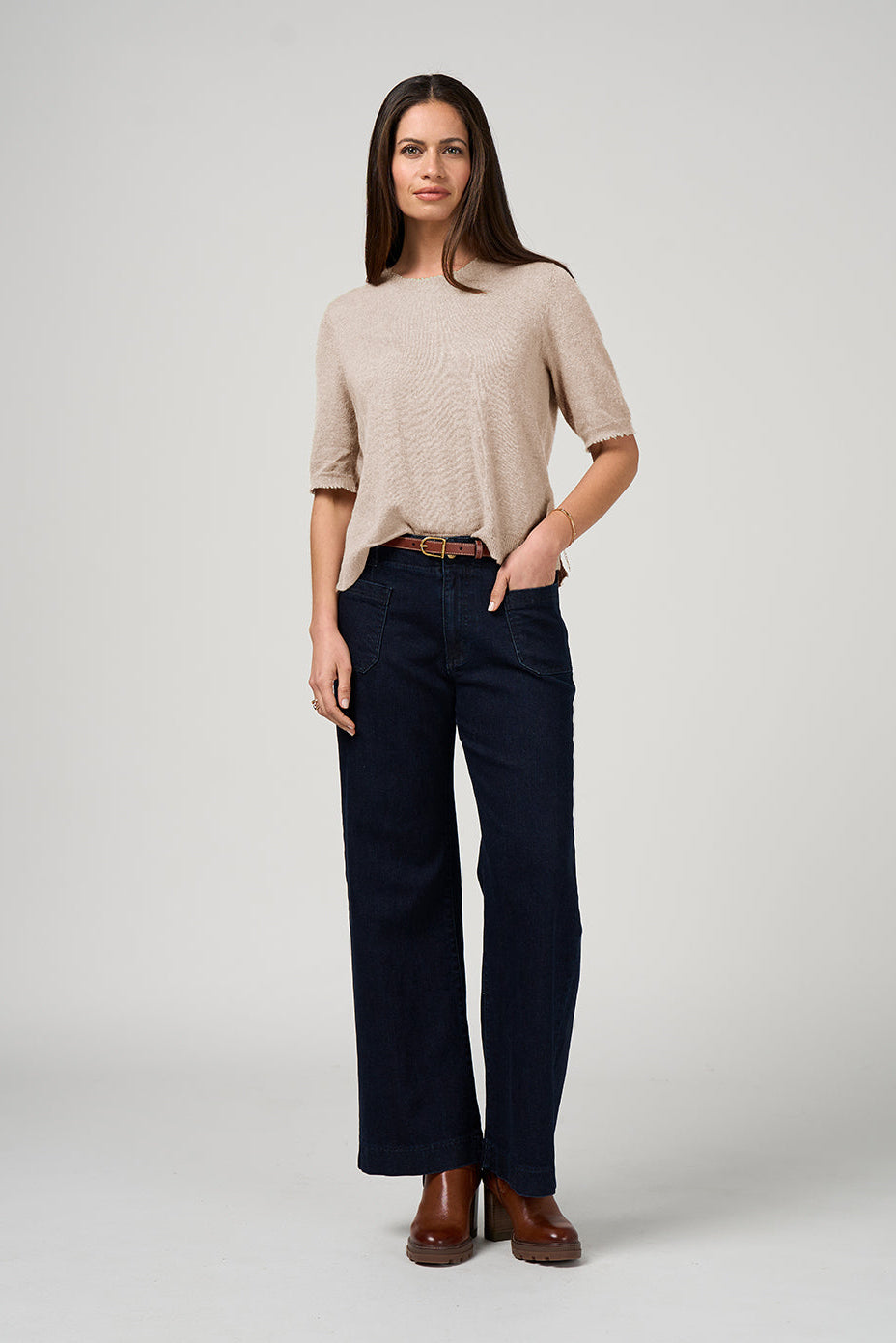 LOOBIE'S STORY ZADIE JEAN - DARK WASH - THE VOGUE STORE