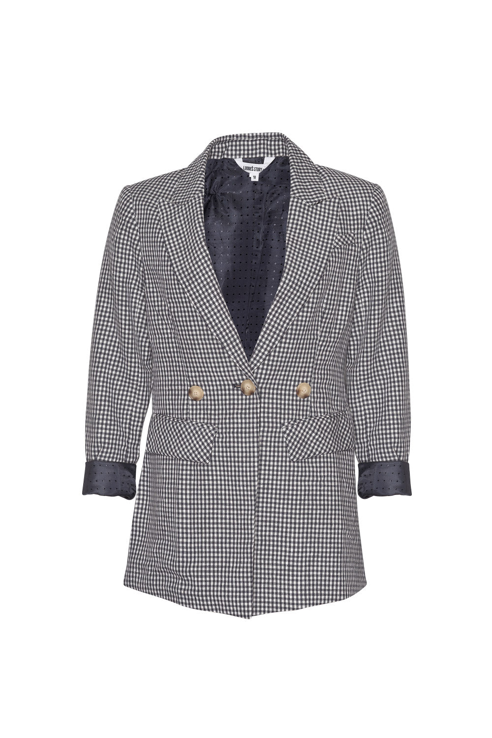 LOOBIES STORY KIDSTON BLAZER - INDIGO CHECK