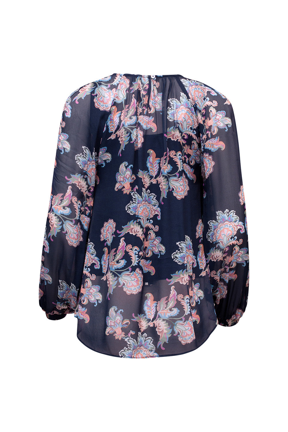 LOOBIES STORY CHELSEA TOP - INDIGO MULTI - THE VOGUE STORE